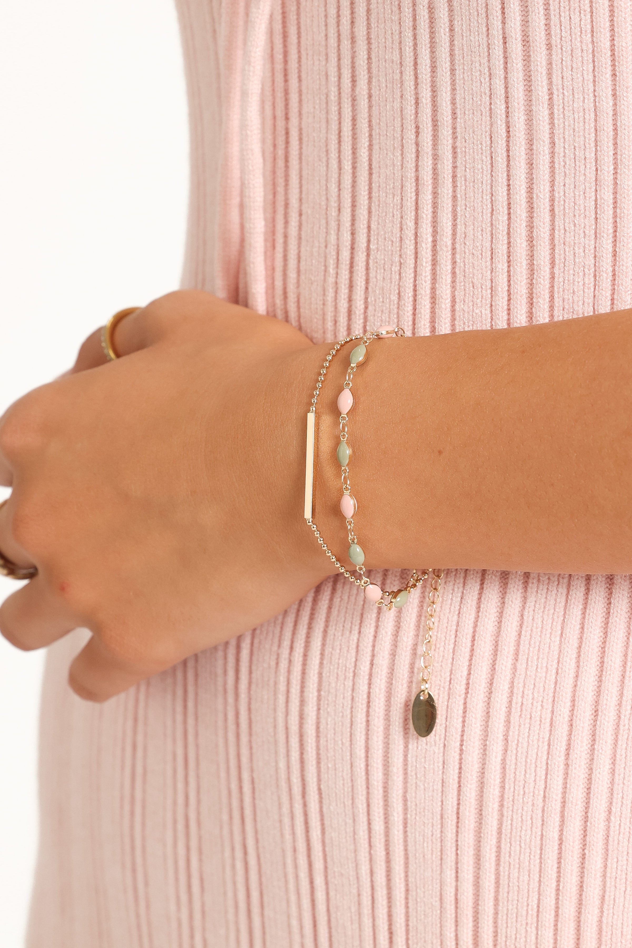 ACCESSORIES Tilly Bracelet - Pink/Green