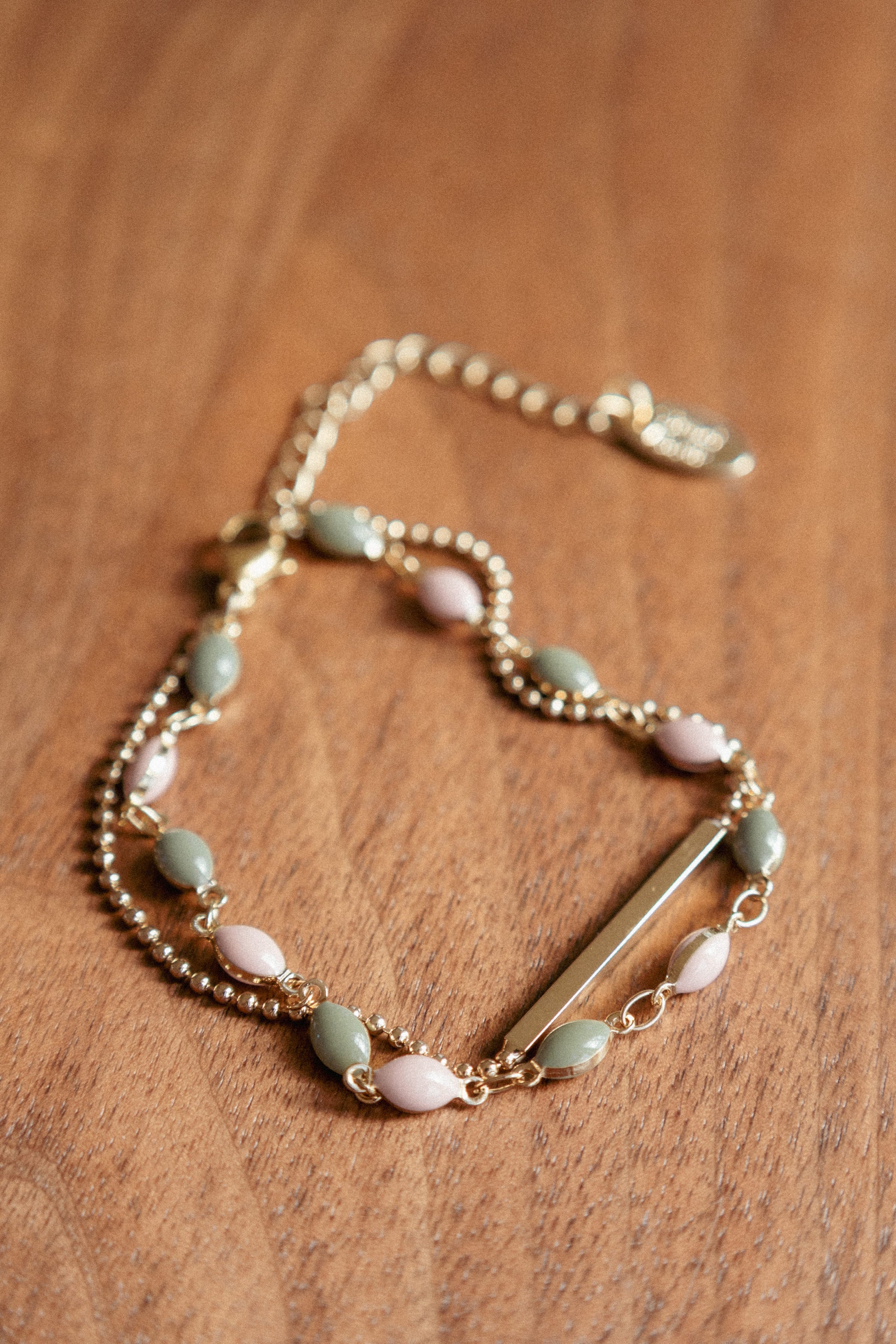 ACCESSORIES Tilly Bracelet - Pink/Green