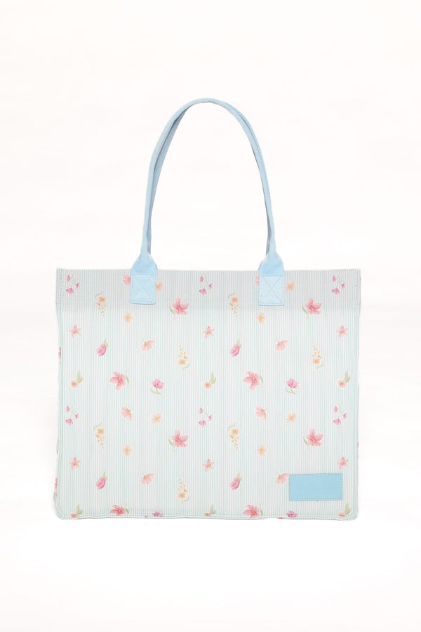 ACCESSORIES Ultimate Tote Bag - Blue Garden Stripe
