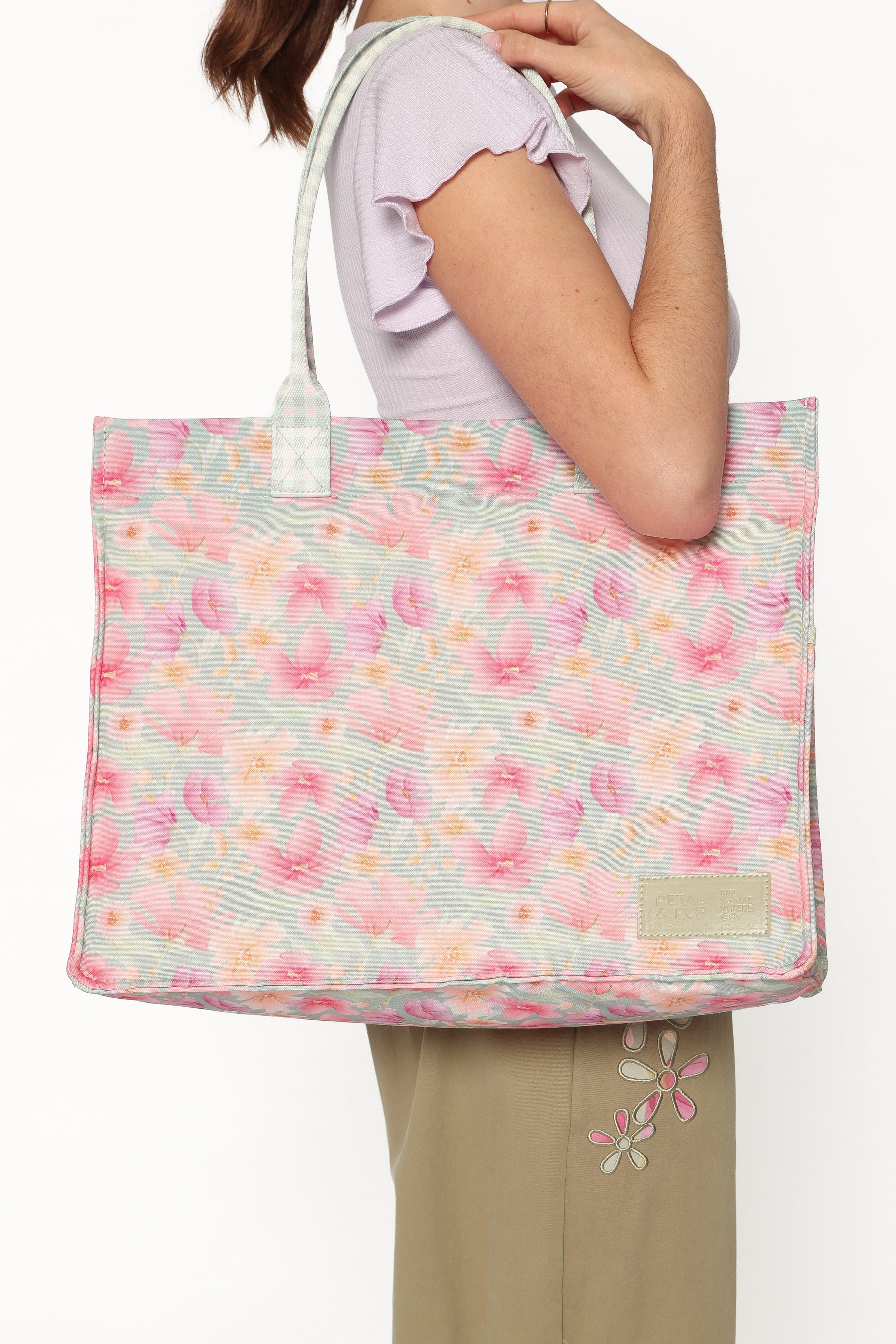 ACCESSORIES Ultimate Tote Bag - Sage Wildflowers