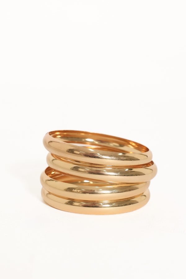 ACCESSORIES Zoey Bangle Set - Gold