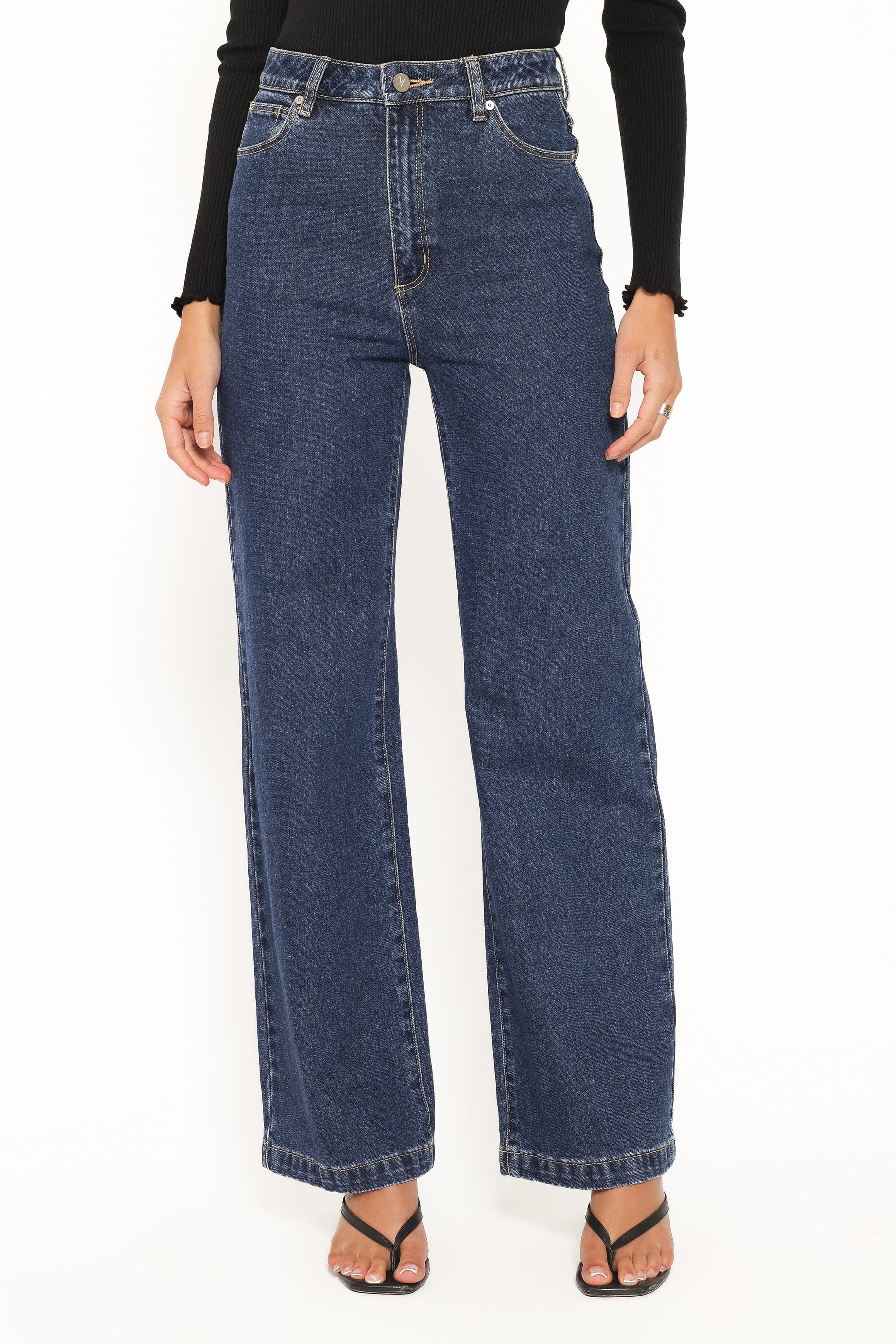 Rollas Downtown Flare Jeans - Canyon Stone | Petal & Pup