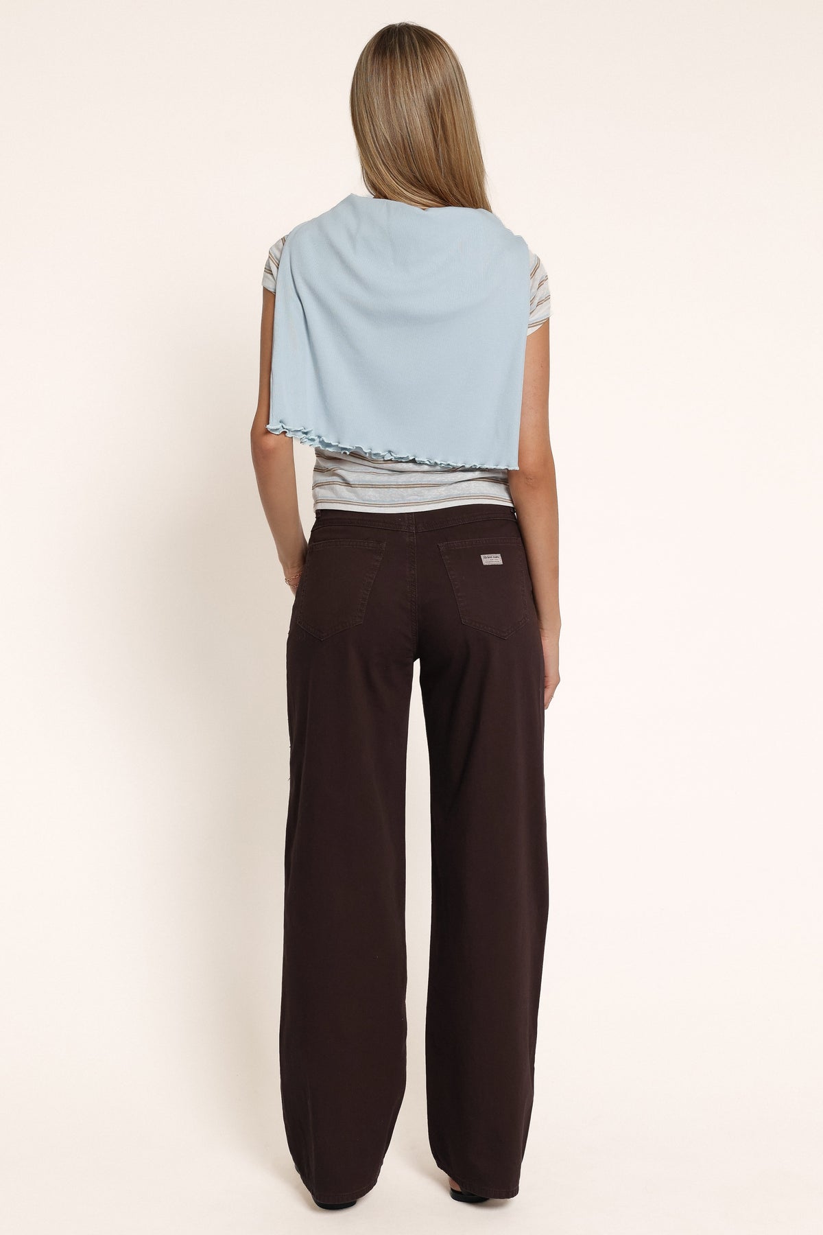 BOTTOMS Abrand 95 Baggy Drill Jeans - Chocolate