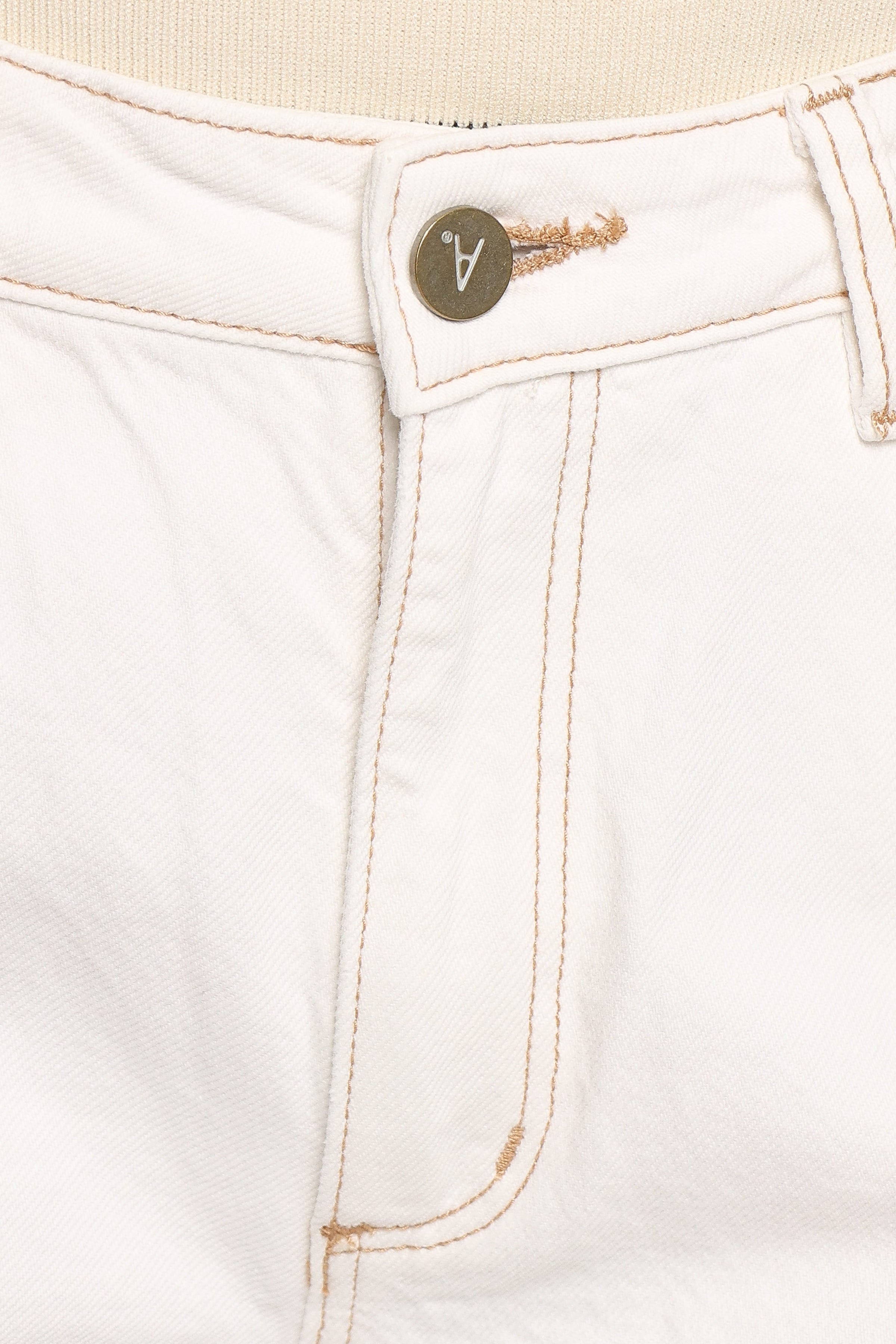BOTTOMS Abrand 95 Baggy Petite Jeans - Porcelain