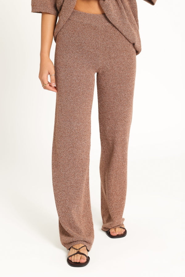 BOTTOMS Ashby Knit Pant - Espresso