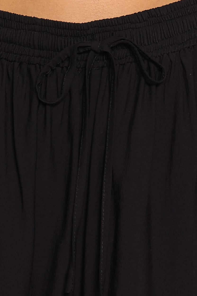 BOTTOMS Ayvah Balloon Hem Pants - Black
