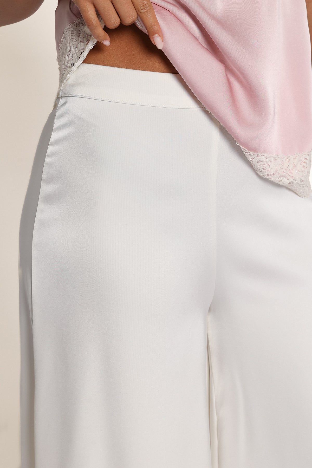 BOTTOMS Charmer Wide Leg Pant - Ivory