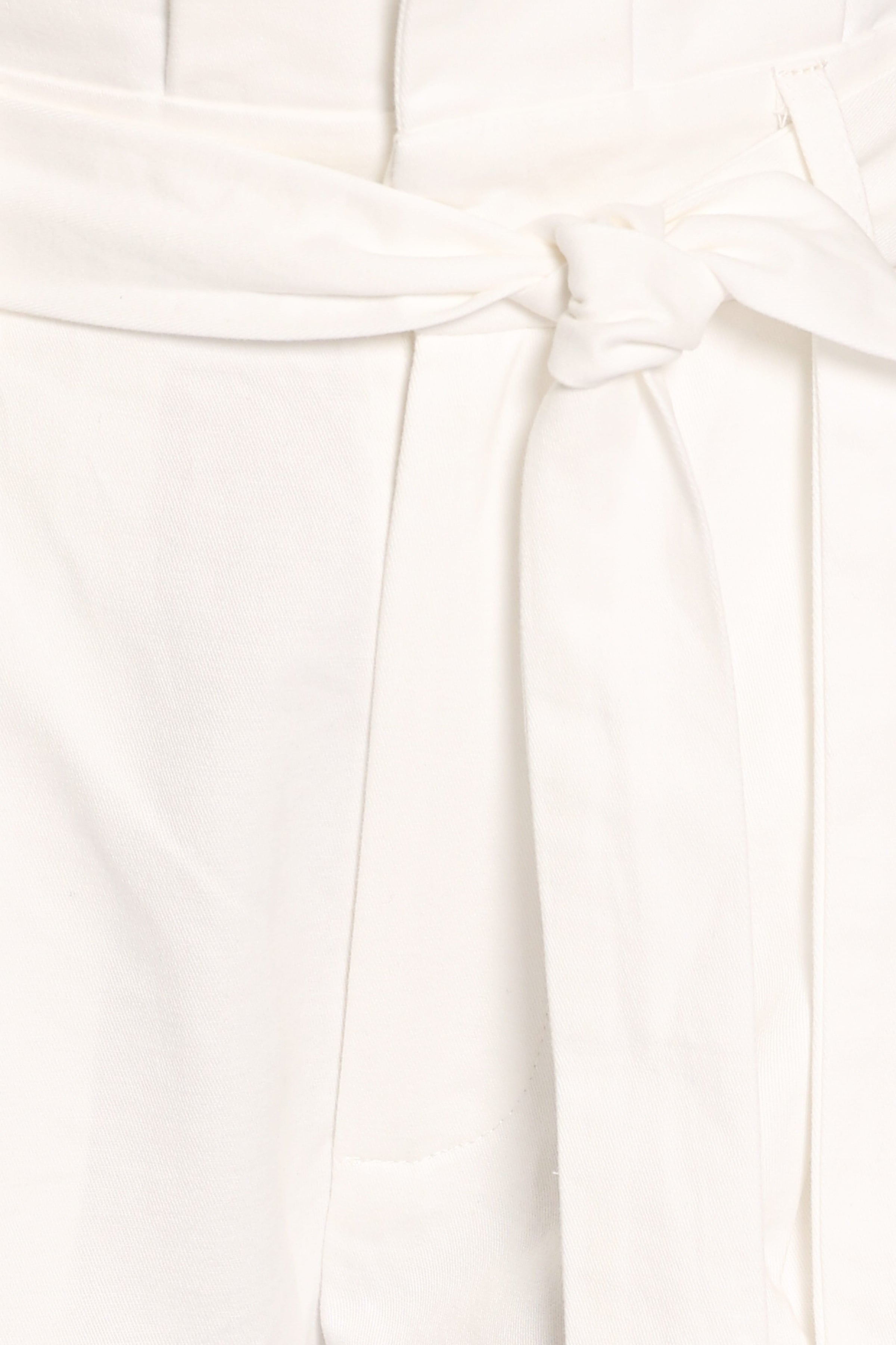 BOTTOMS Evelyn Paperbag Trouser Pants - White