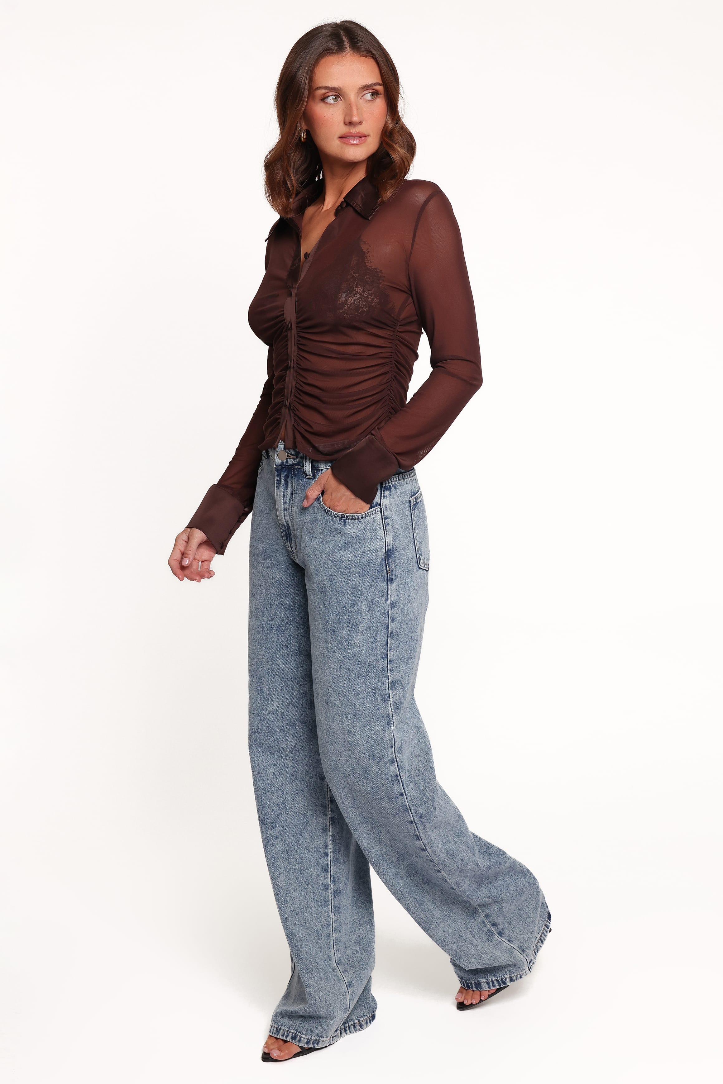 BOTTOMS Kendall Straight Leg Jeans - Medium Wash