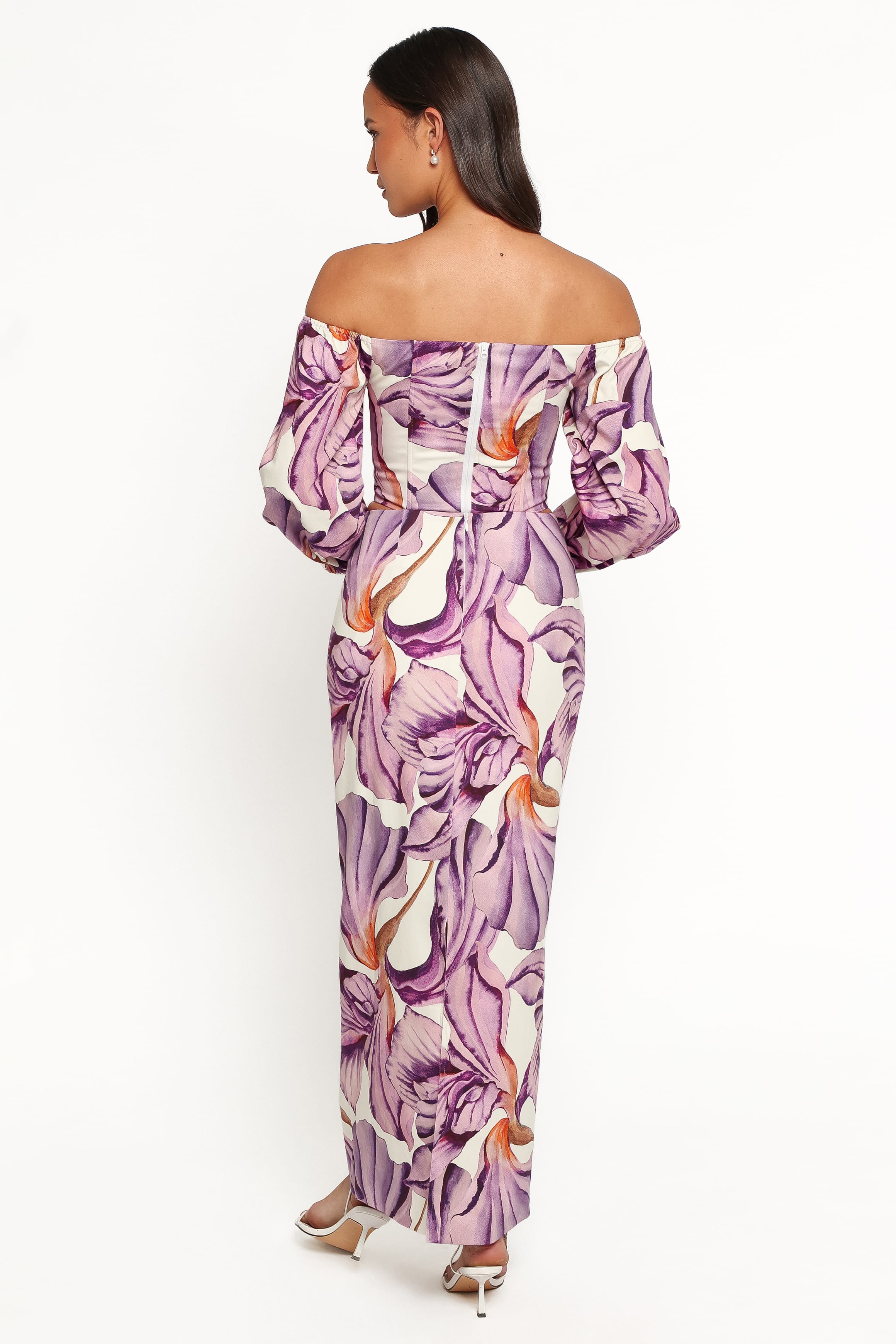 BOTTOMS Kitty Pencil Skirt - Orchid Floral