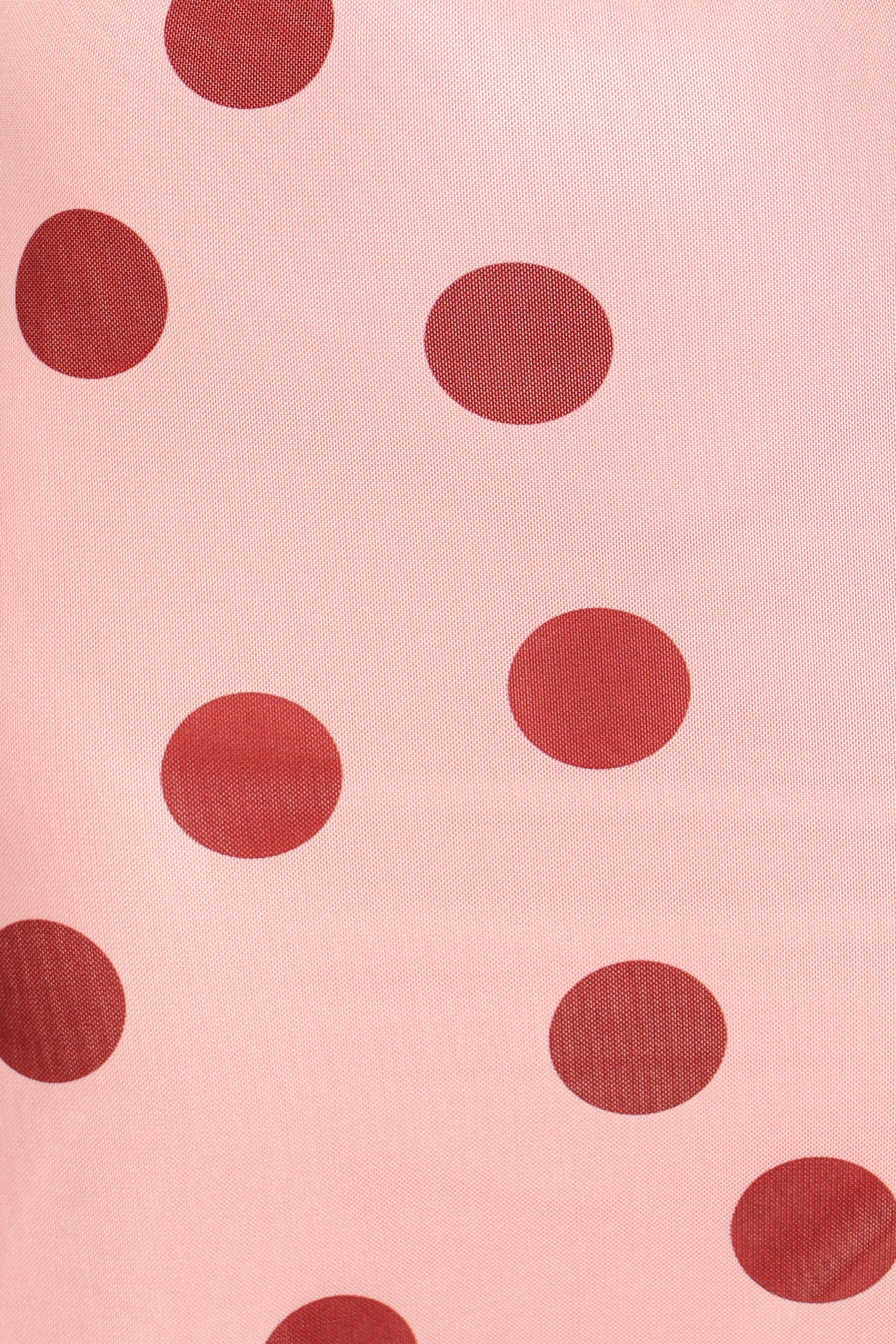 BOTTOMS Milani Mesh Column Skirt - Pink Polka Dot