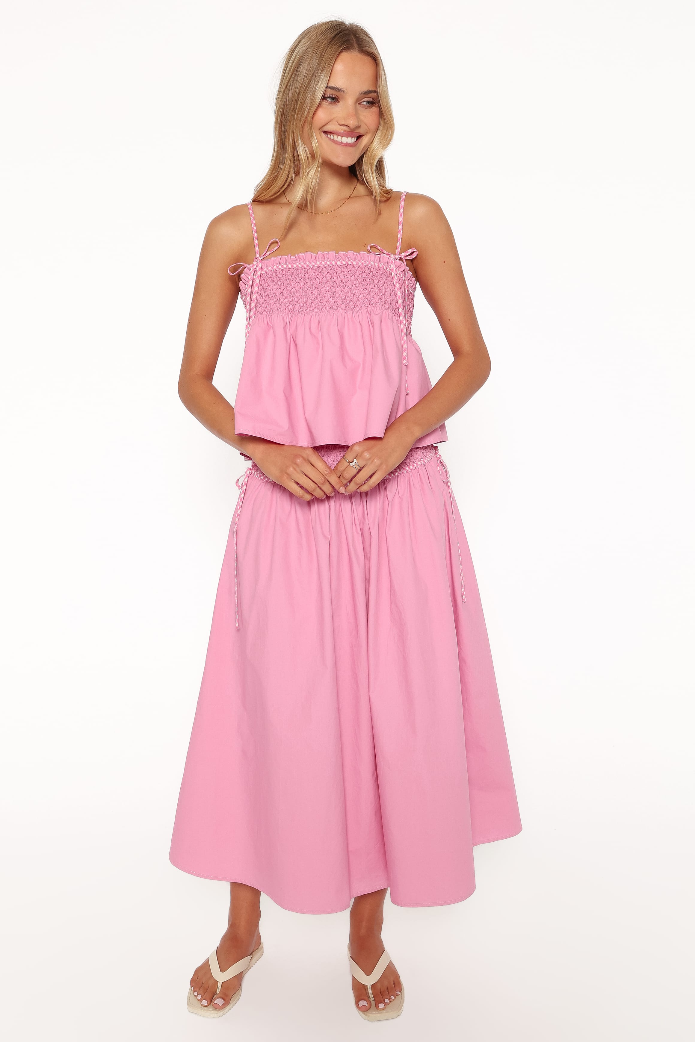 BOTTOMS Orielle Maxi Skirt - Pink