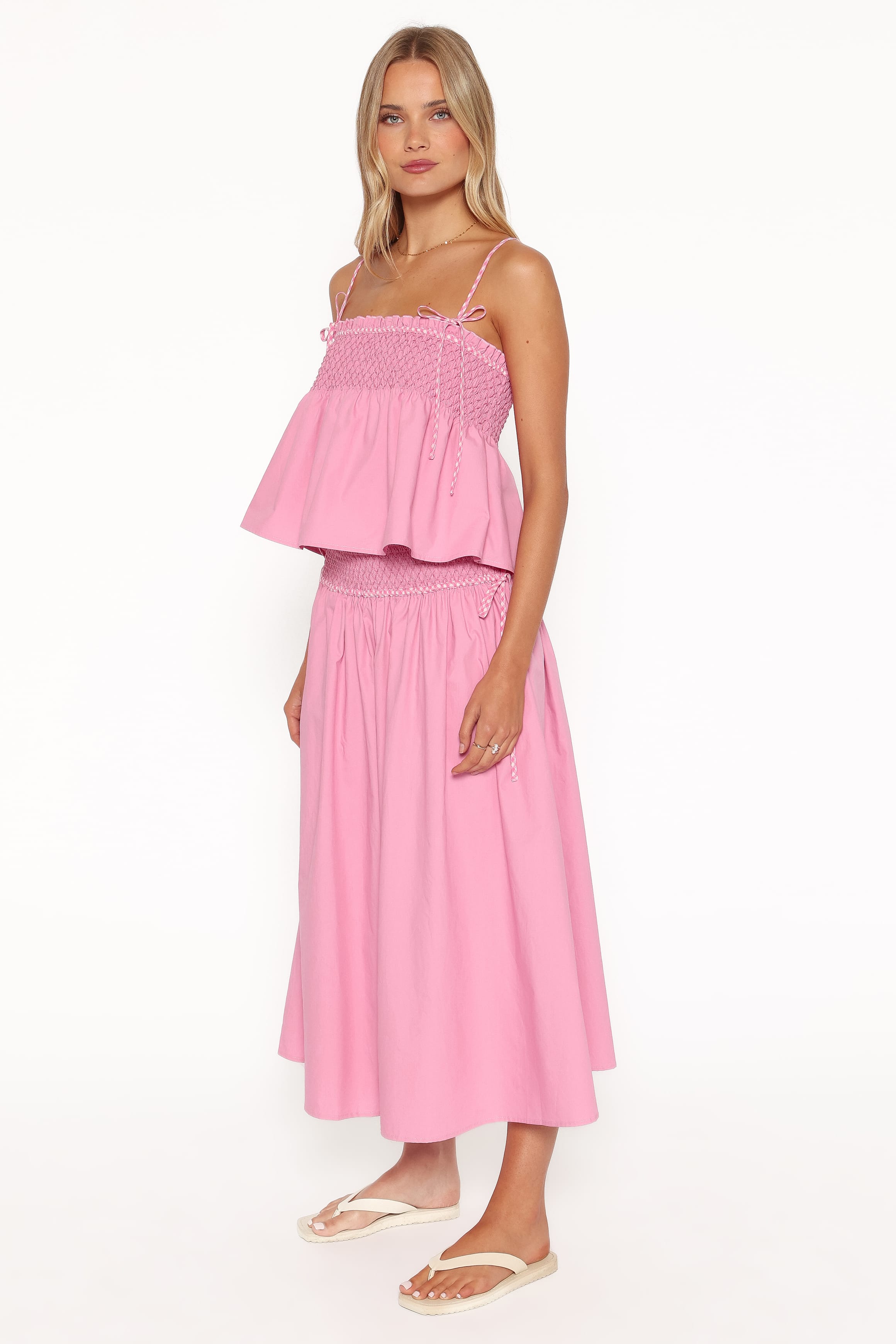 BOTTOMS Orielle Maxi Skirt - Pink