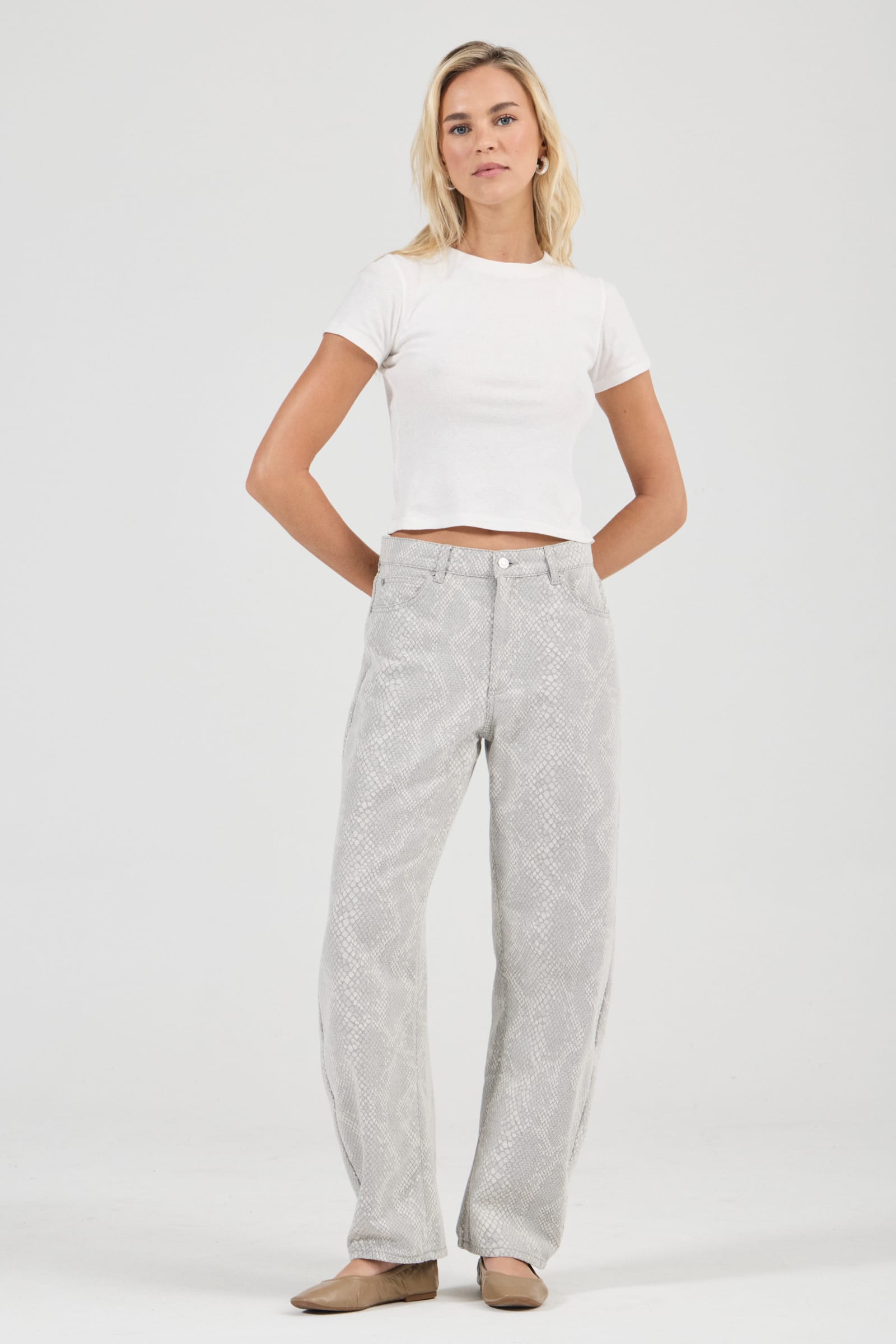 BOTTOMS Rollas 90s Boyfriend Jeans - Python