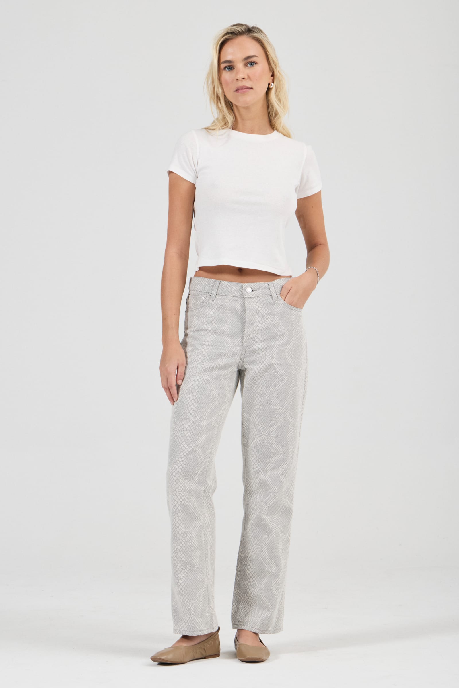 BOTTOMS Rollas 90s Boyfriend Jeans - Python