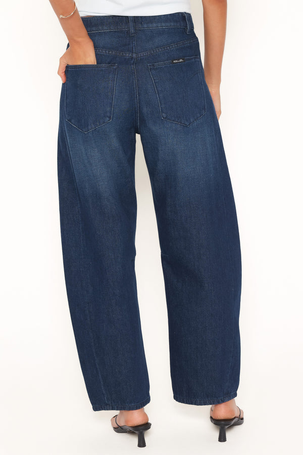 BOTTOMS Rollas Arc Barrel Jeans - Murmur