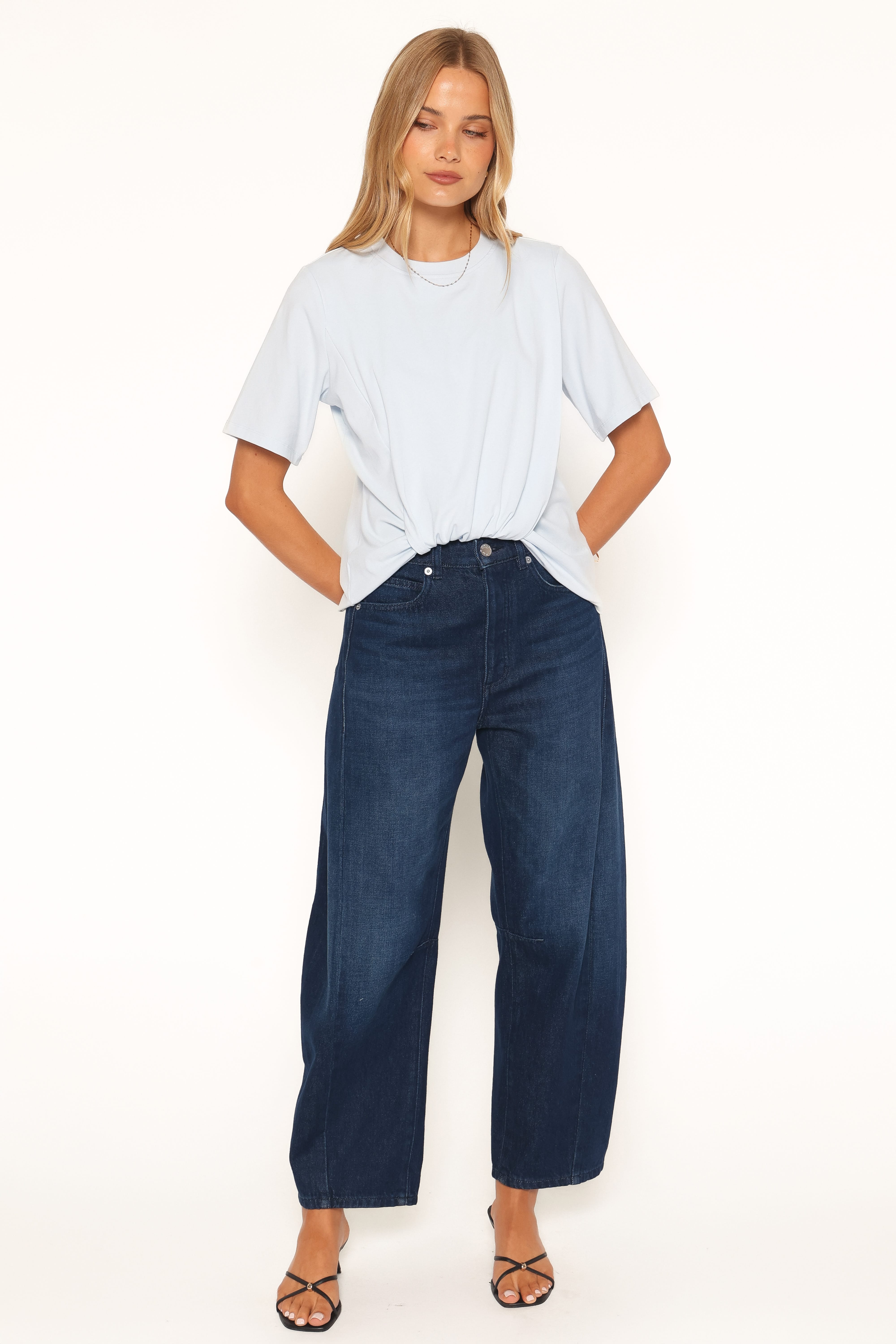 BOTTOMS Rollas Arc Barrel Jeans - Murmur