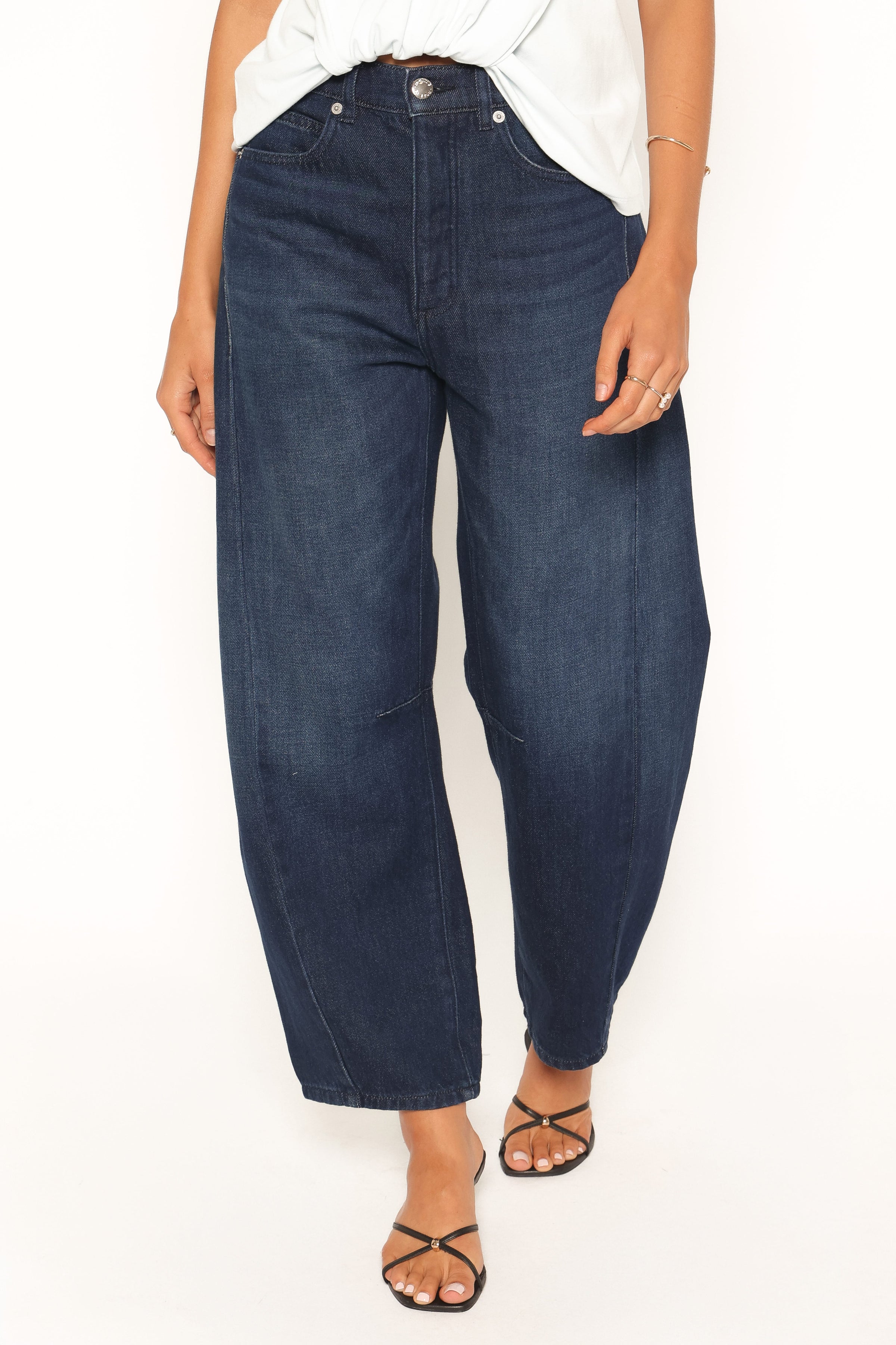 BOTTOMS Rollas Arc Barrel Jeans - Murmur
