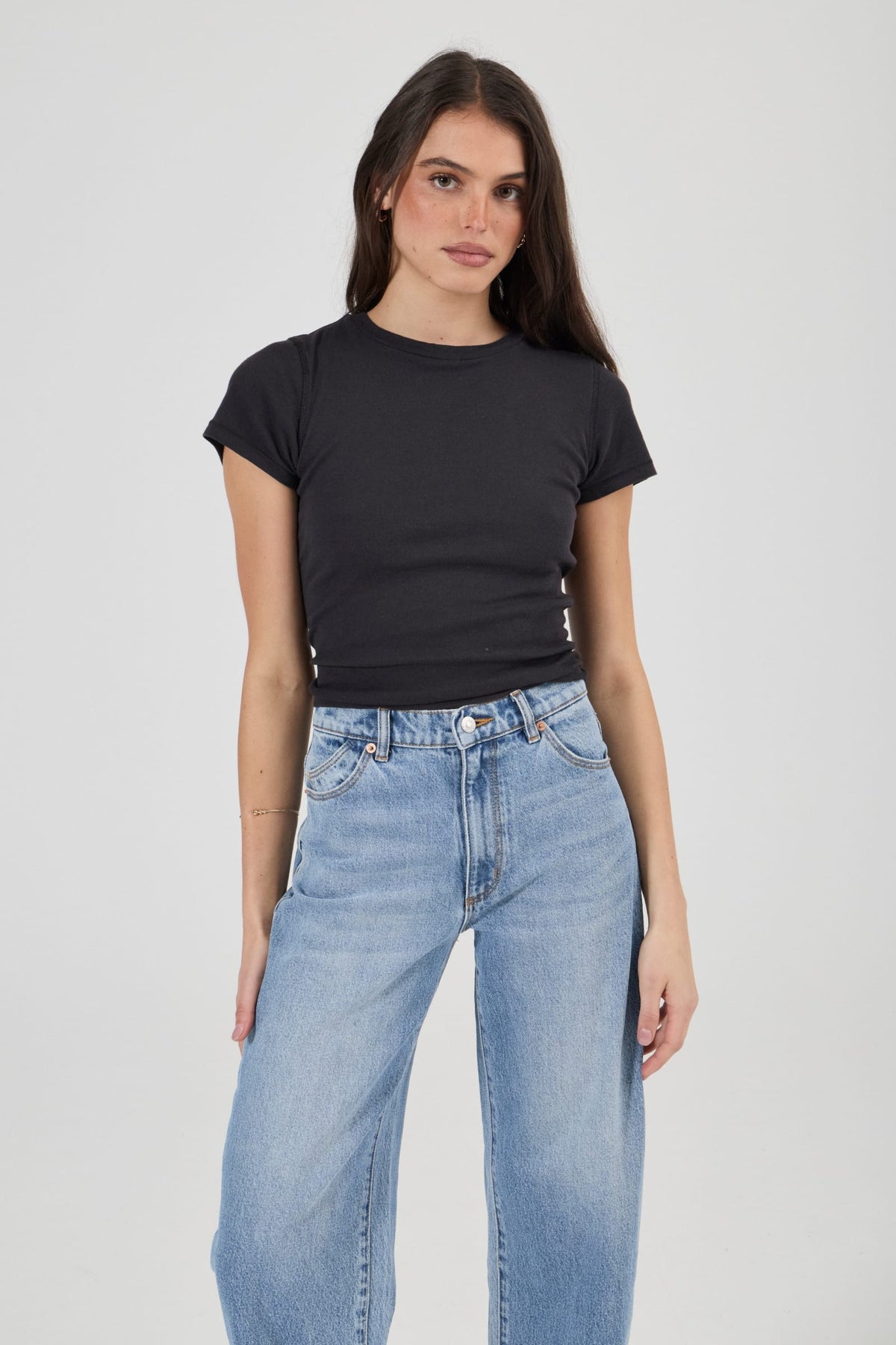 BOTTOMS Rollas Gigi Barrel Jeans - Surrender