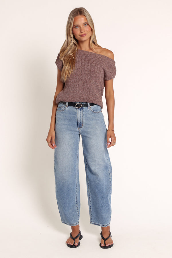 BOTTOMS Rollas Gigi Barrel Jeans - Surrender