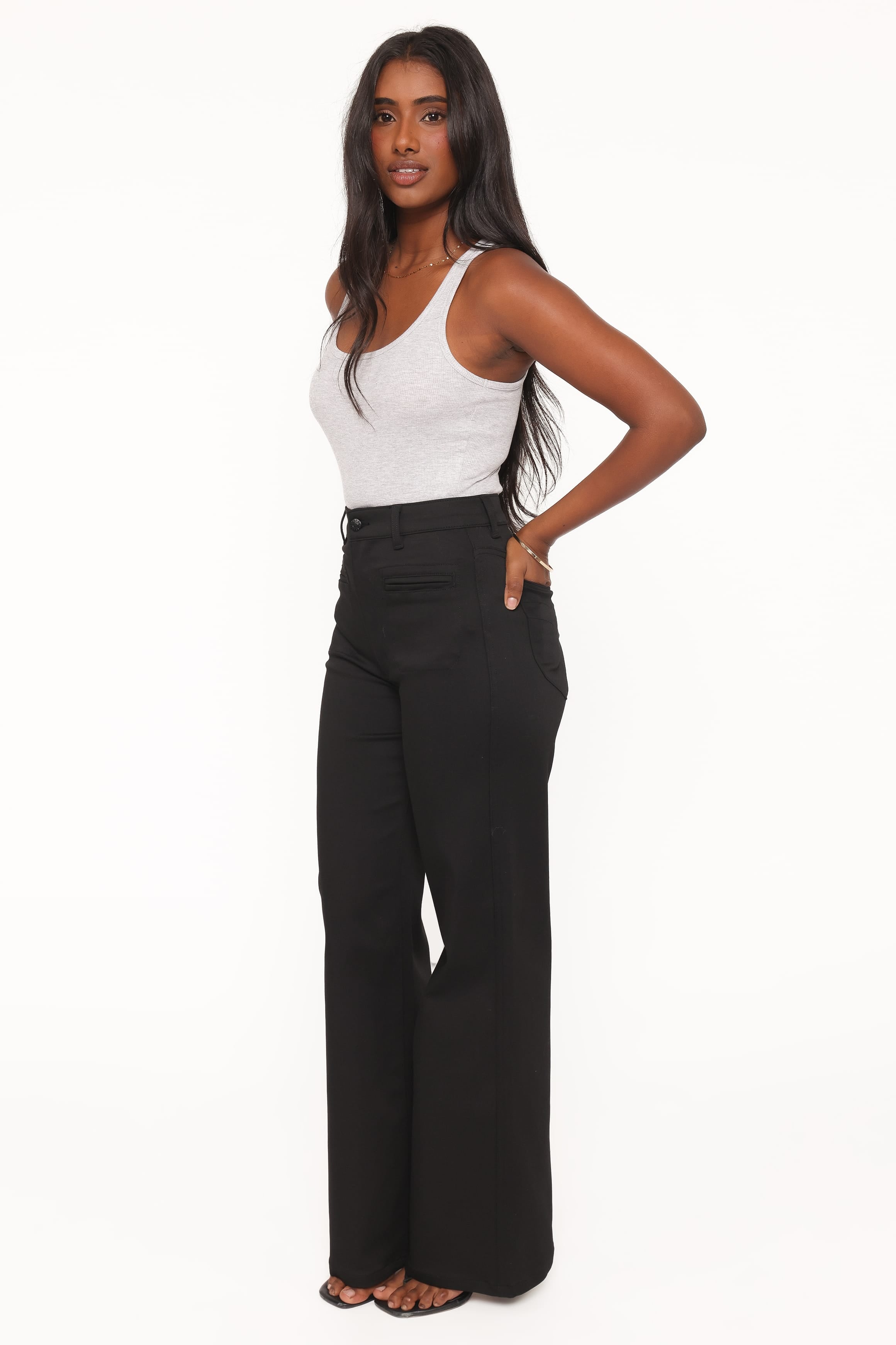 BOTTOMS Rollas Sailor Long Jeans - Black Orchid