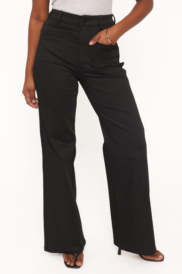 BOTTOMS Rollas Sailor Long Jeans - Black Orchid