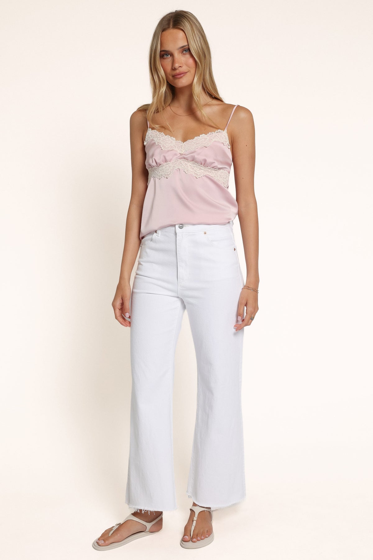 BOTTOMS Rollas Sailor Scoop Jeans - Vintage White