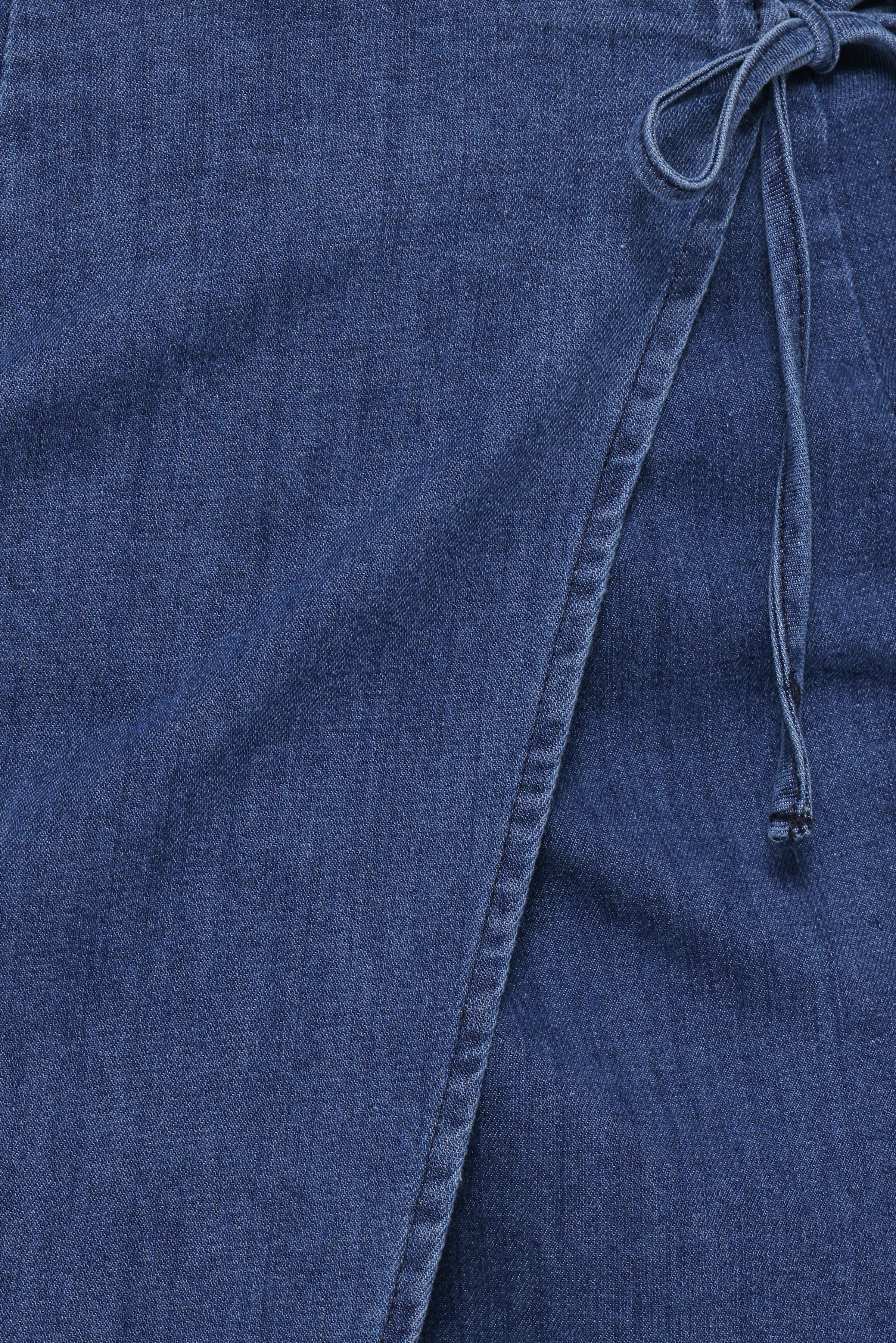 BOTTOMS Siena Wrap Skirt - Denim Wash