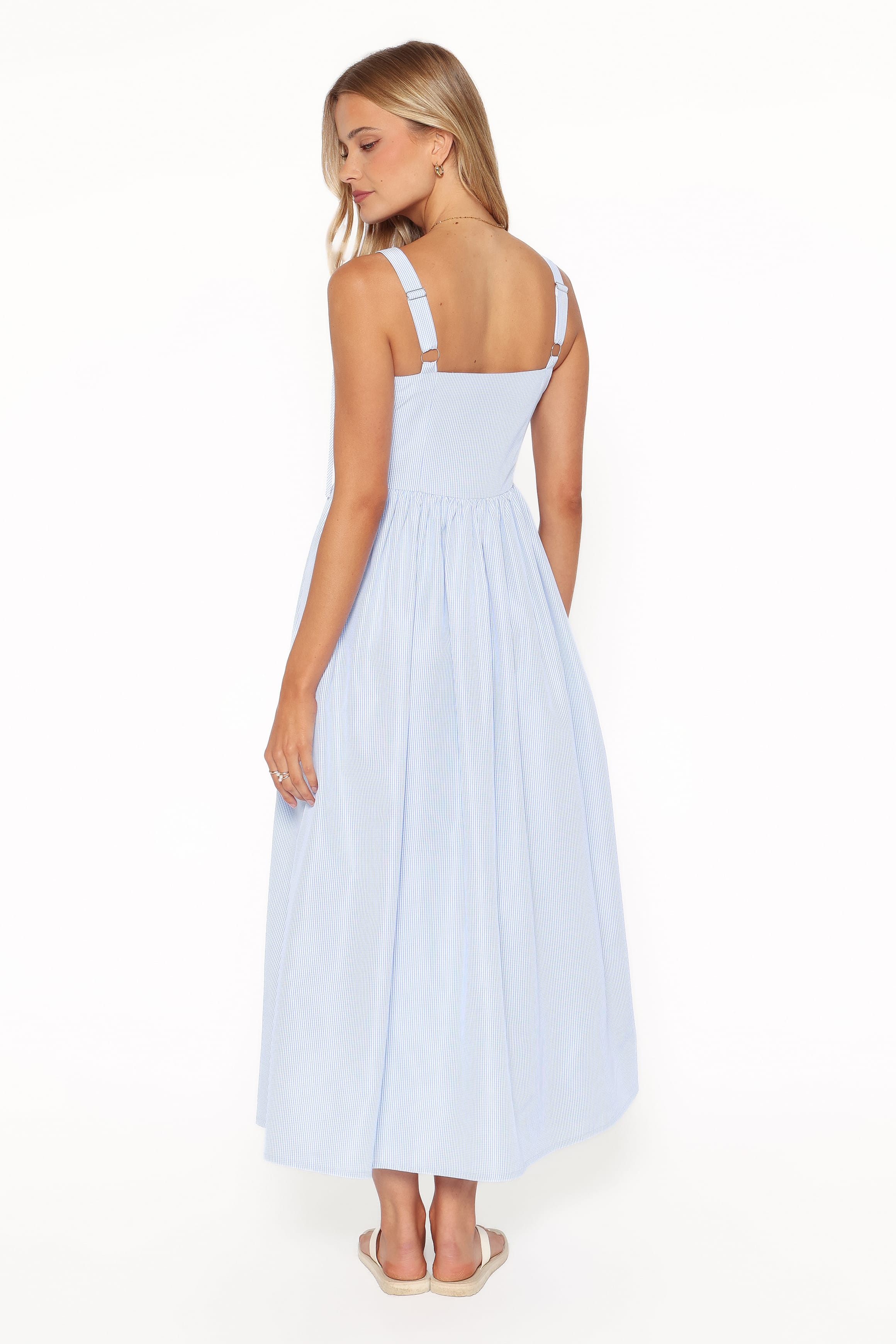 DRESSES Alden Maxi Dress - Baby Blue Gingham