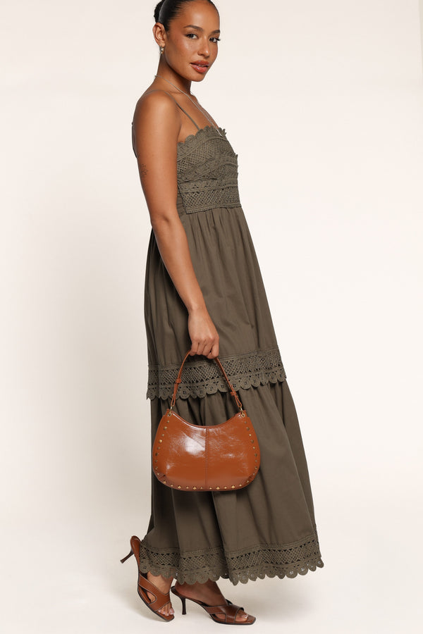 DRESSES Alorina Midi Dress - Olive Green