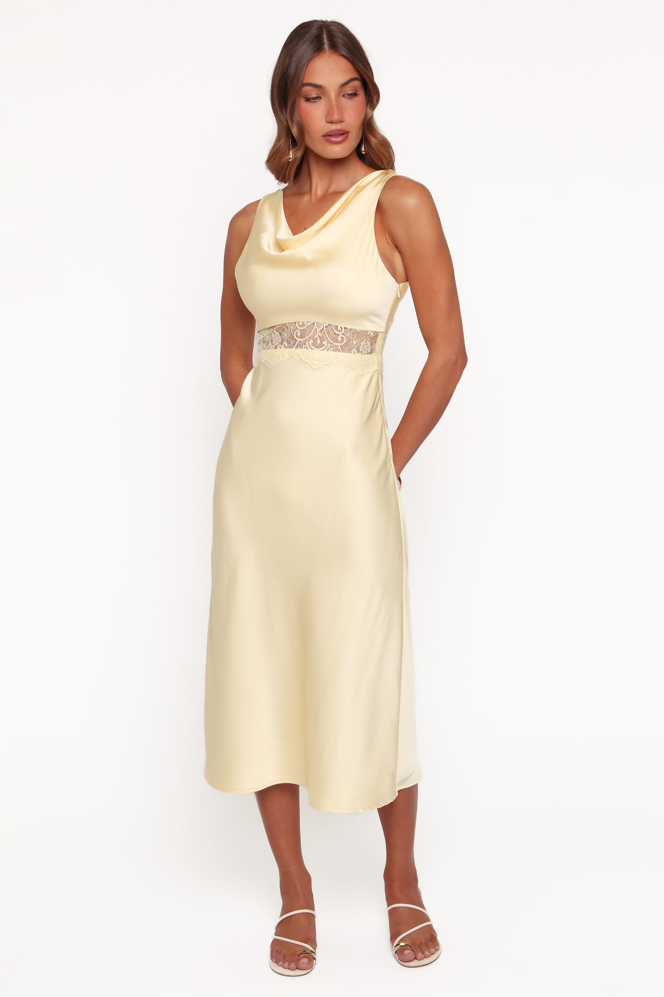 DRESSES Antonella Midi Dress - Yellow