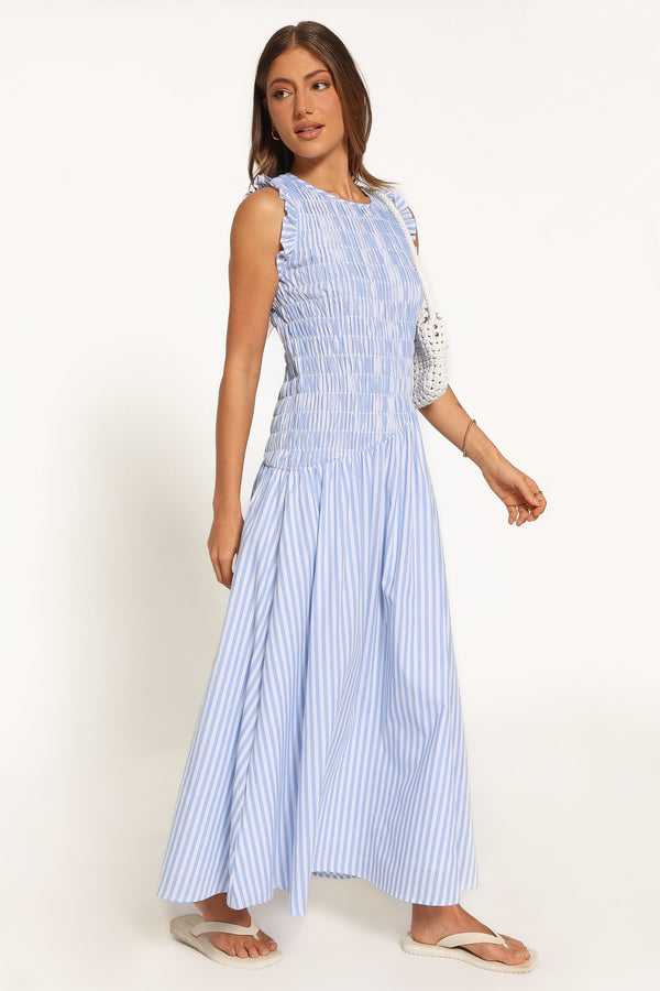 DRESSES Arleigh Maxi Dress - Blue/White Stripe