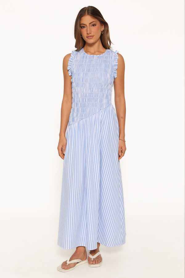DRESSES Arleigh Maxi Dress - Blue/White Stripe
