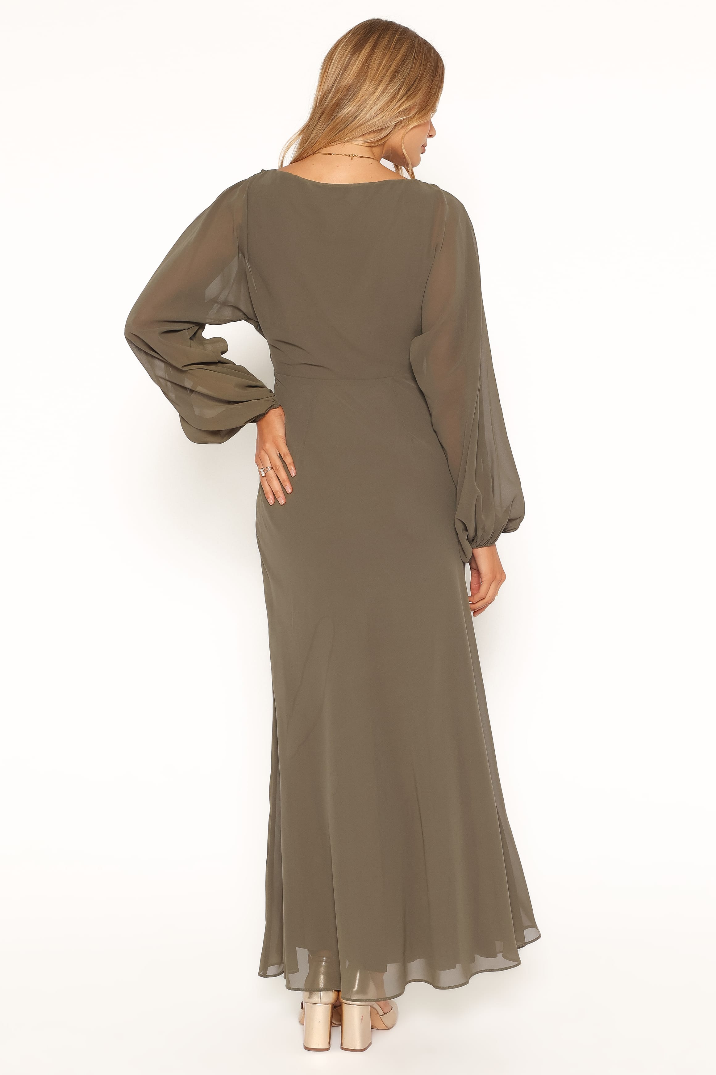 DRESSES Arnica Maxi Dress - Olive Green