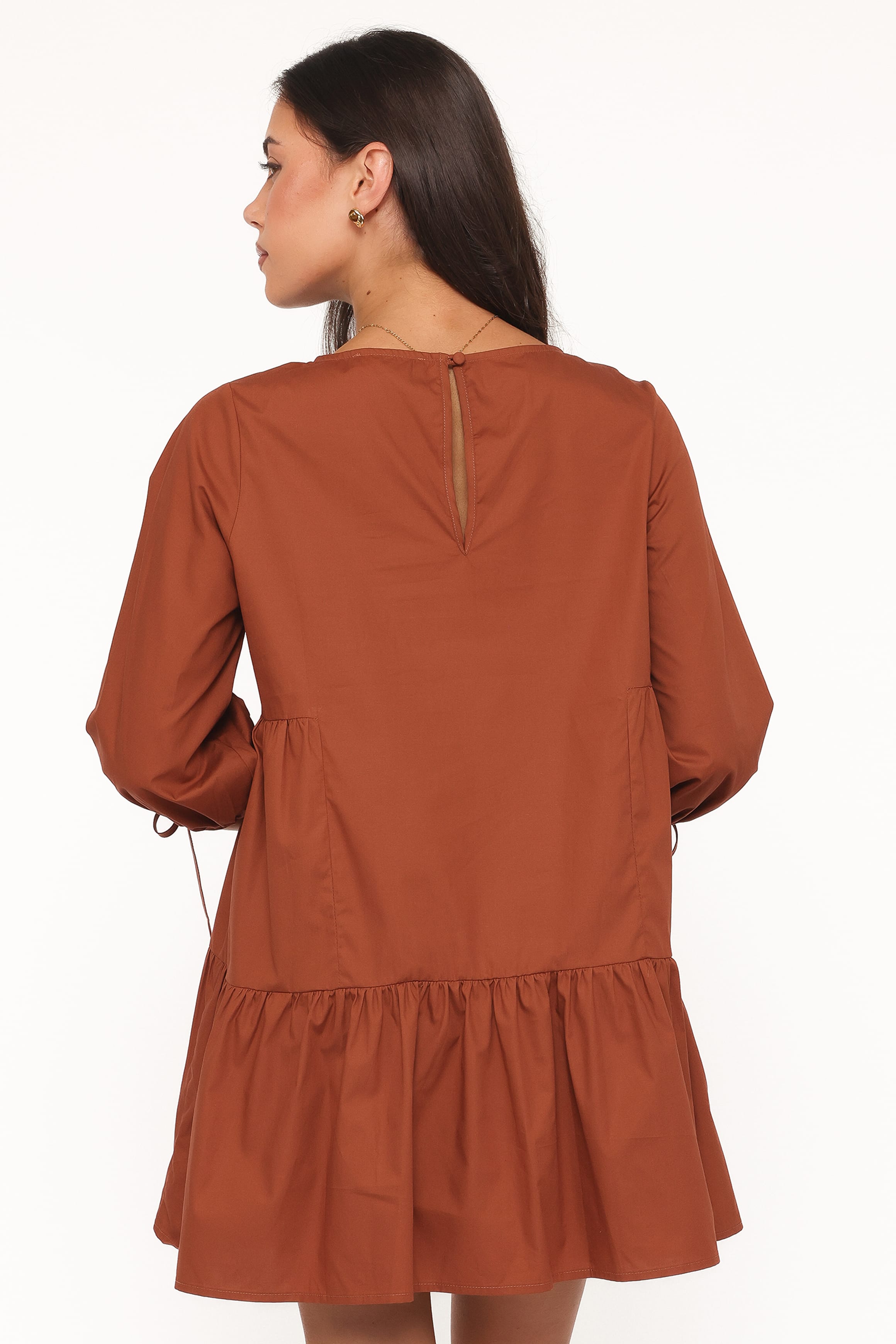 DRESSES Arthur Long Sleeve Mini Dress - Camel