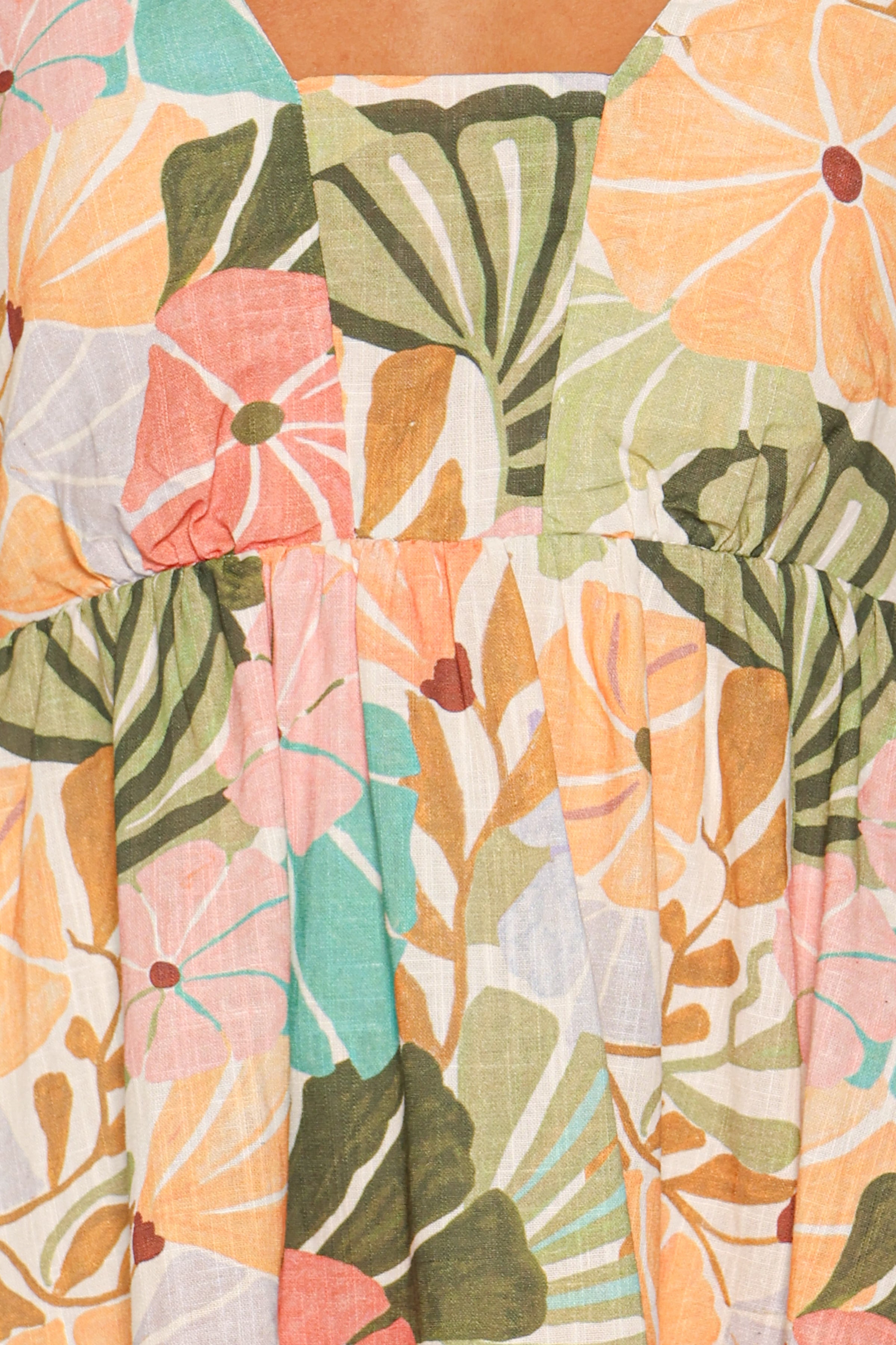 DRESSES Aruna Mini Dress - Retro Orange Floral