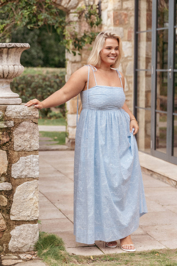 DRESSES Ashtyn Maxi Dress - Cornflower Blue