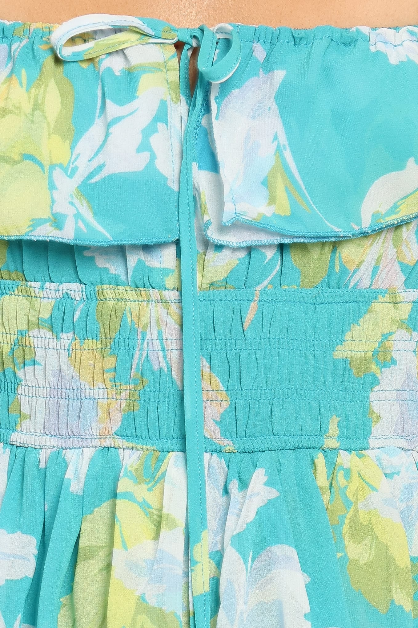 DRESSES Belle Maxi Dress - Aqua Floral