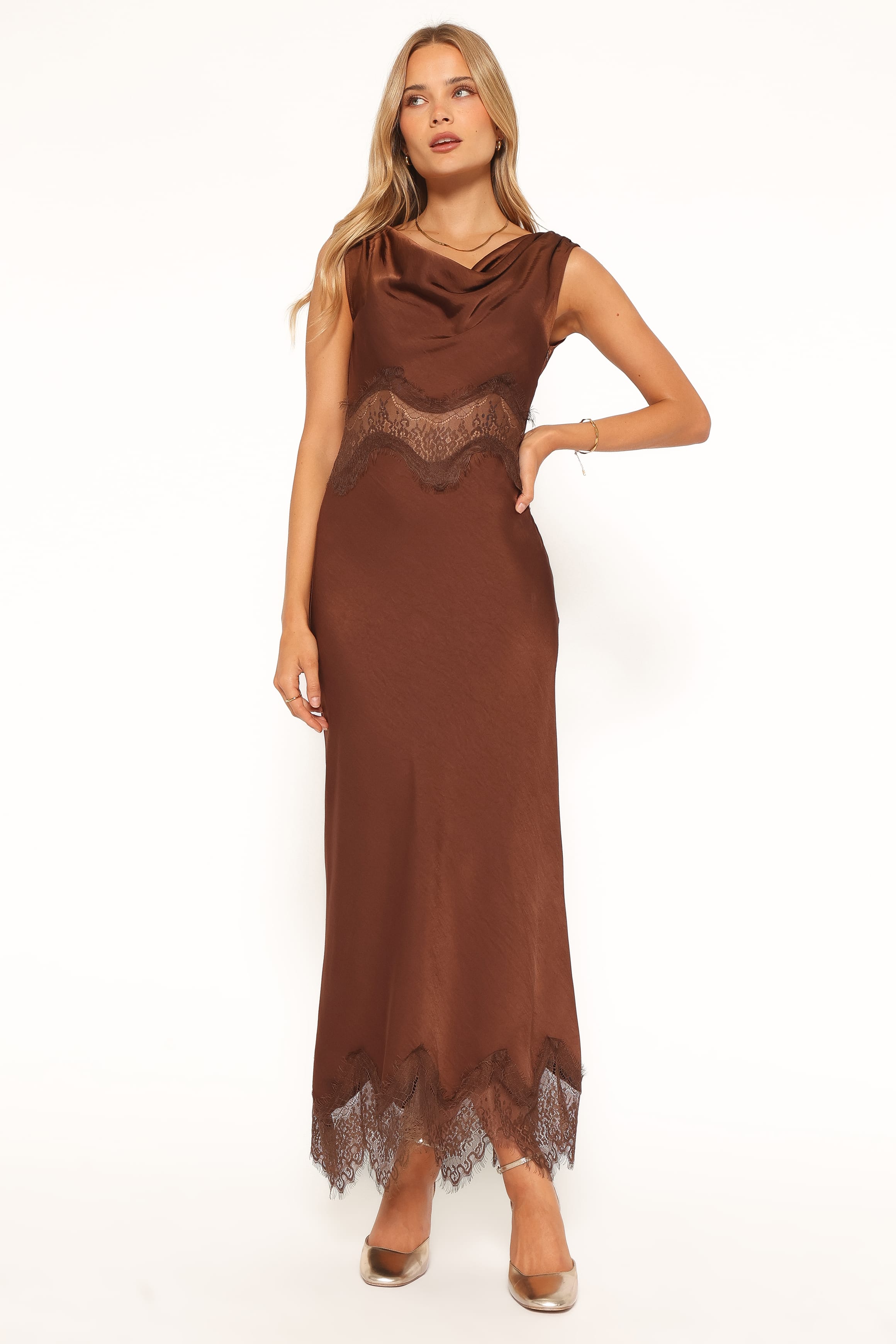 DRESSES Belmont Midi Dress - Brown