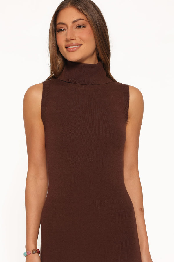 DRESSES Bradfield Midi Dress - Brown