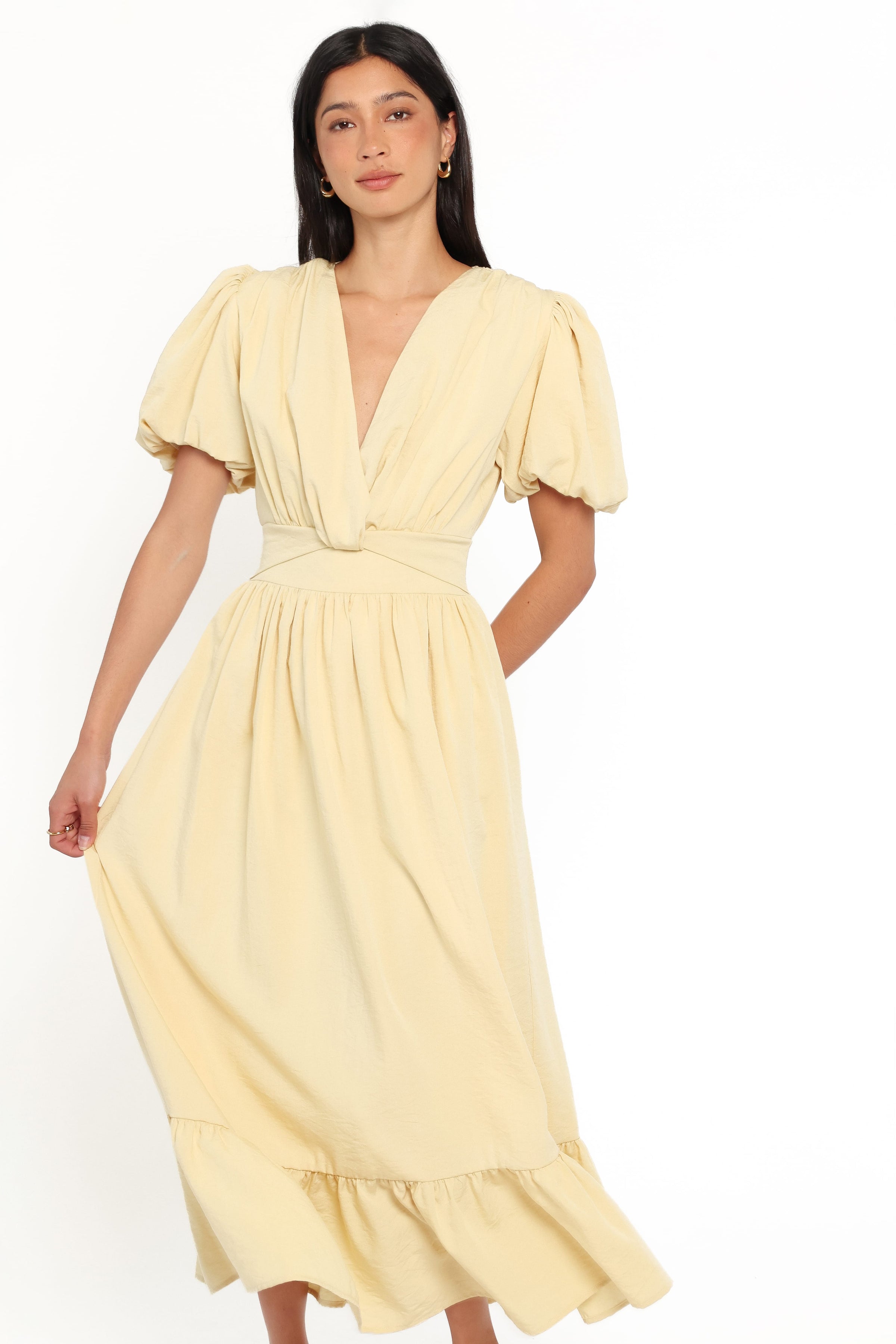 DRESSES Briselle Midi Dress - Yellow