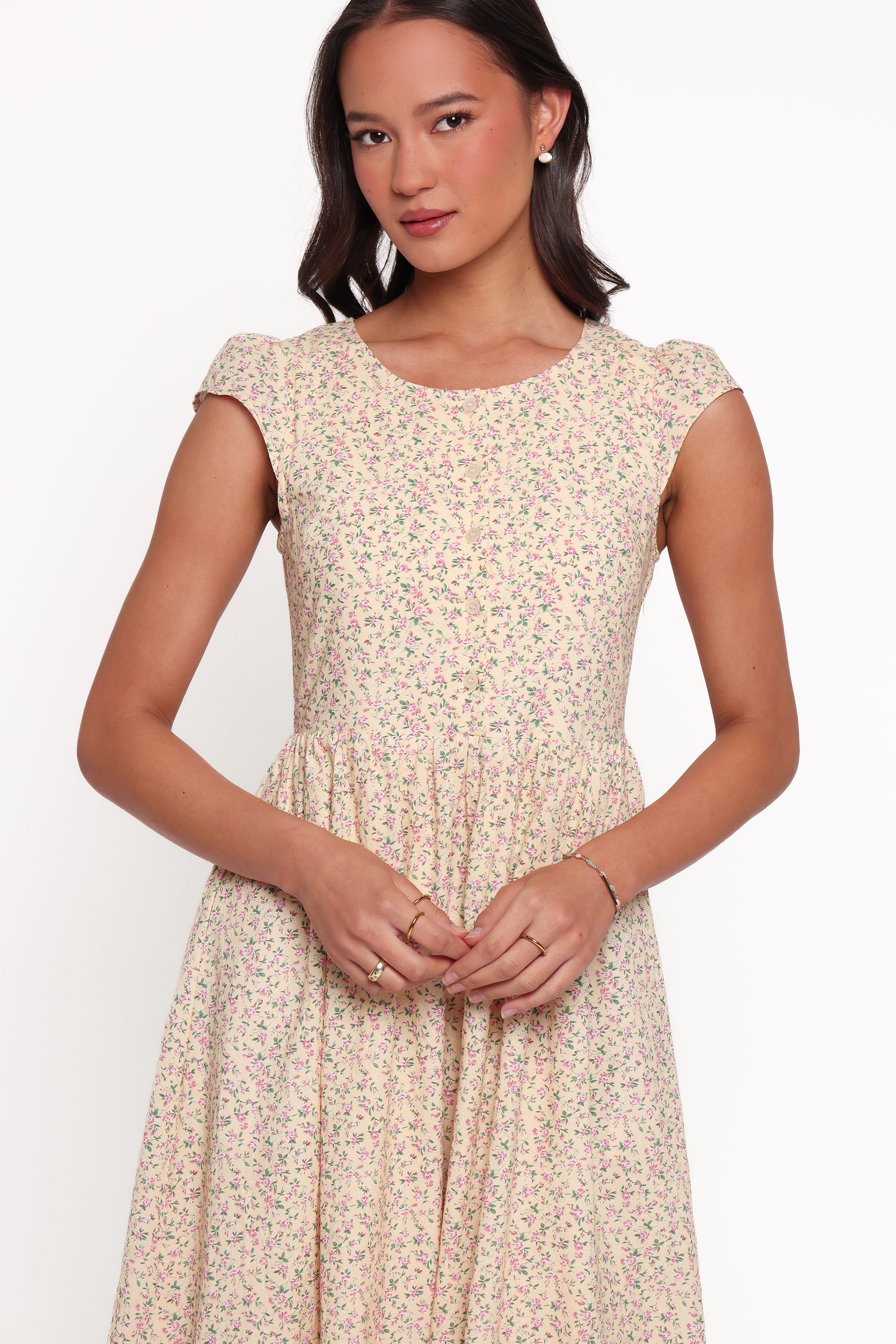 DRESSES Cadwin Maxi Dress - Yellow Ditsy Floral