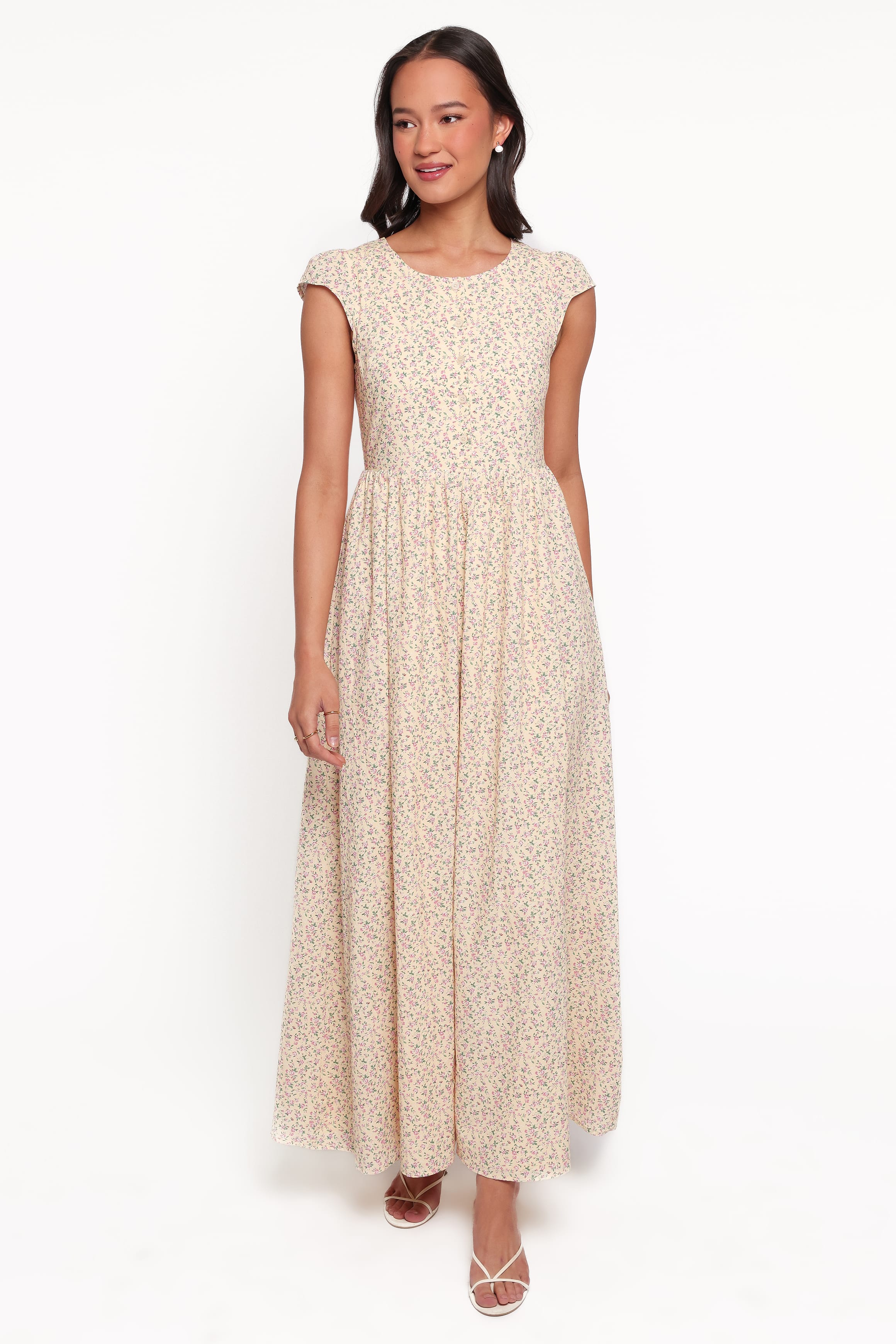 DRESSES Cadwin Maxi Dress - Yellow Ditsy Floral