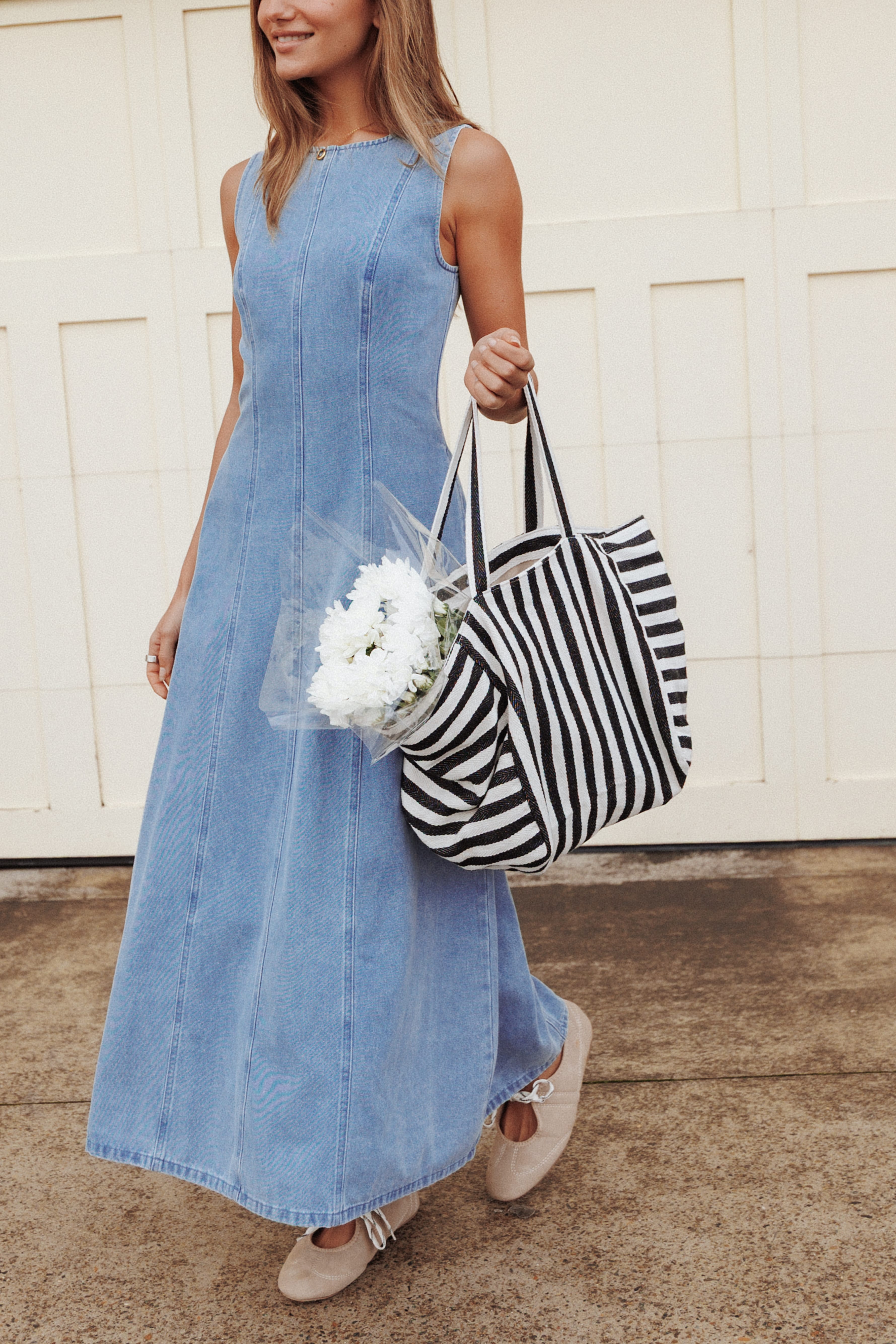 DRESSES Cady Denim Maxi Dress - Blue