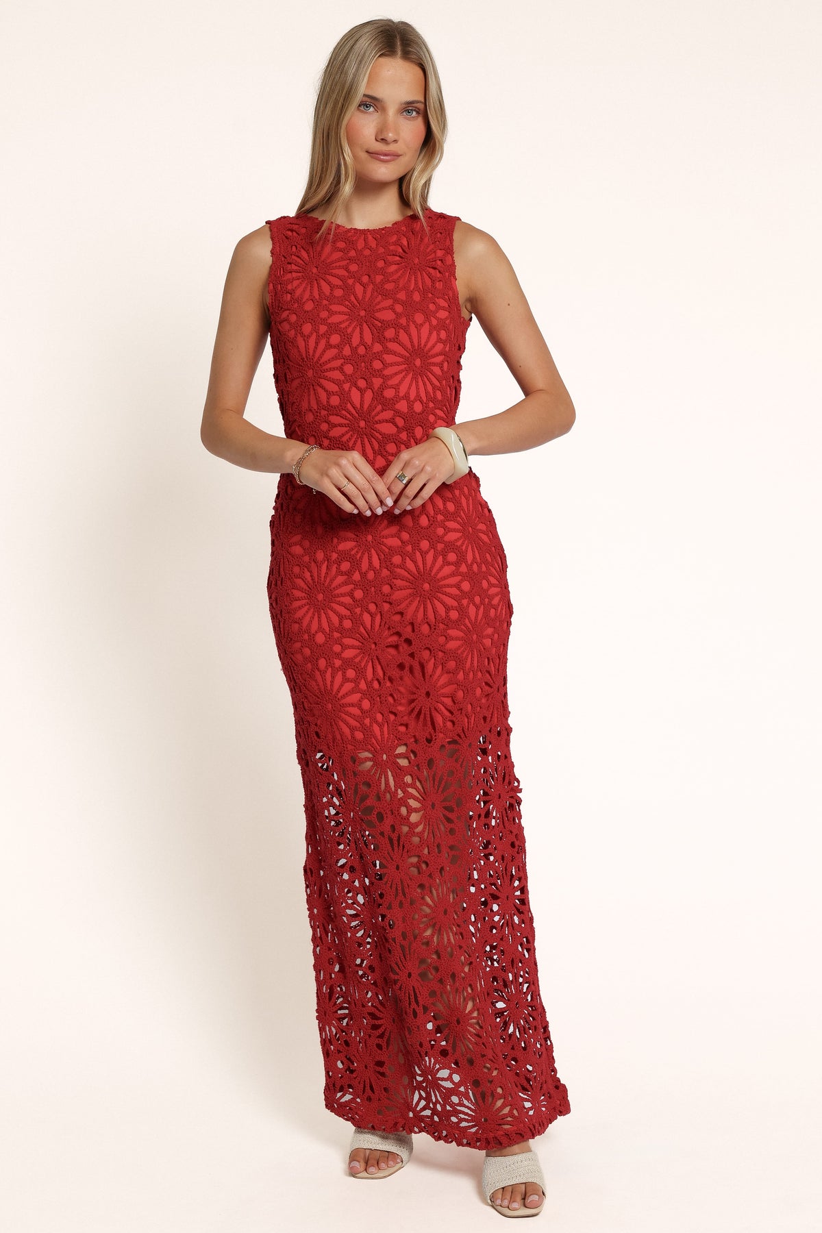 DRESSES Carlene Maxi Dress - Cranberry