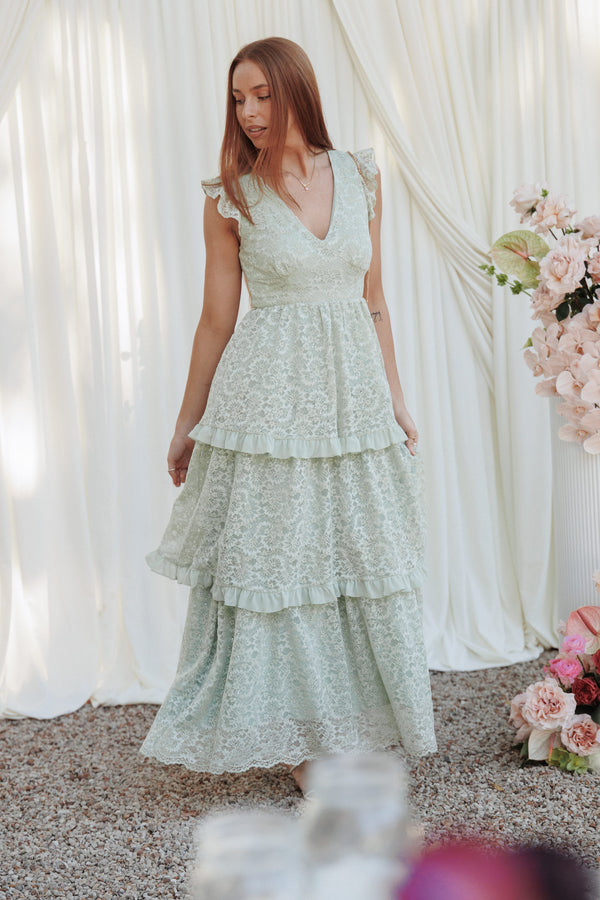DRESSES Cataleya Maxi Dress - Sage Green