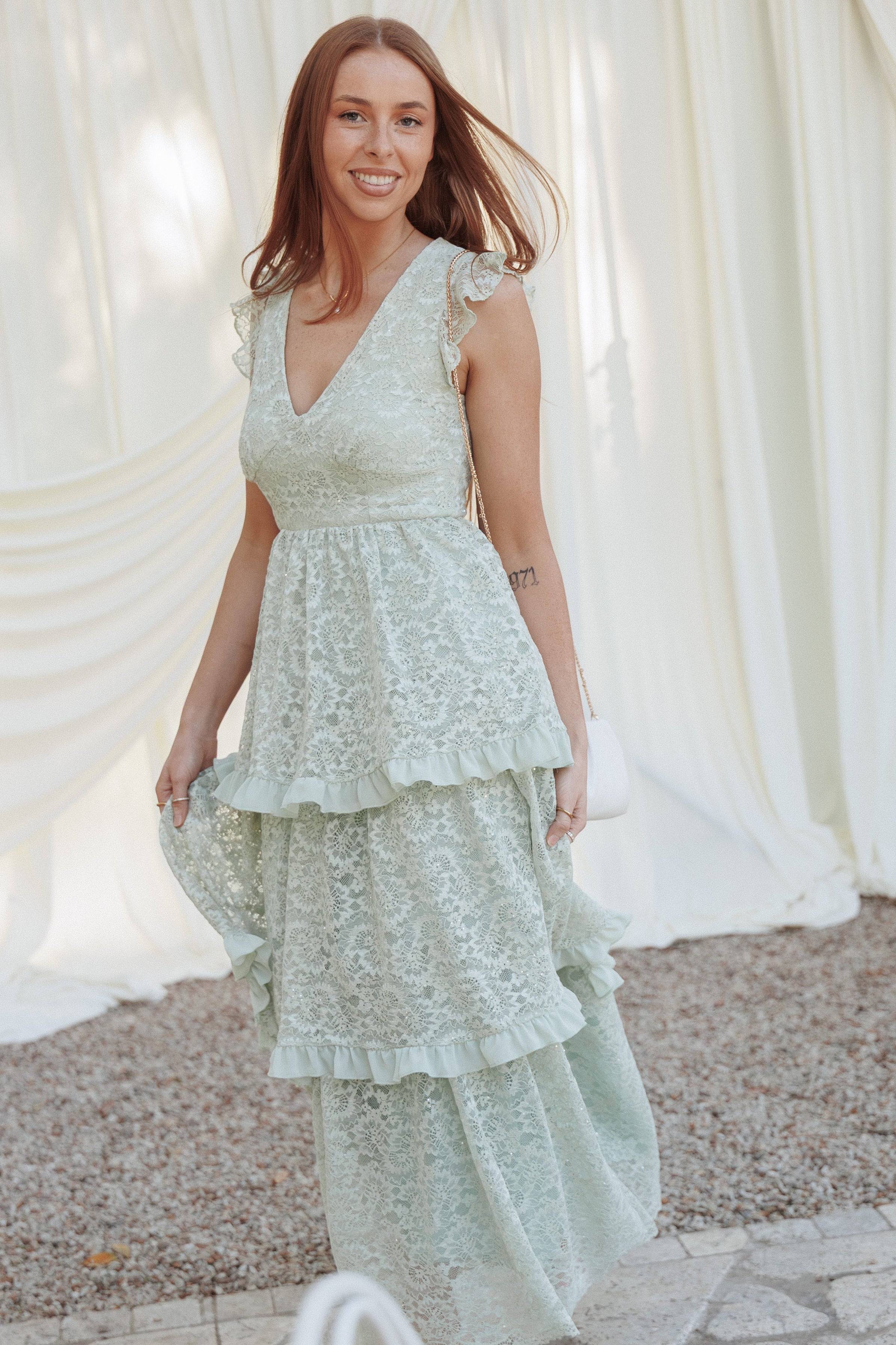 DRESSES Cataleya Maxi Dress - Sage Green