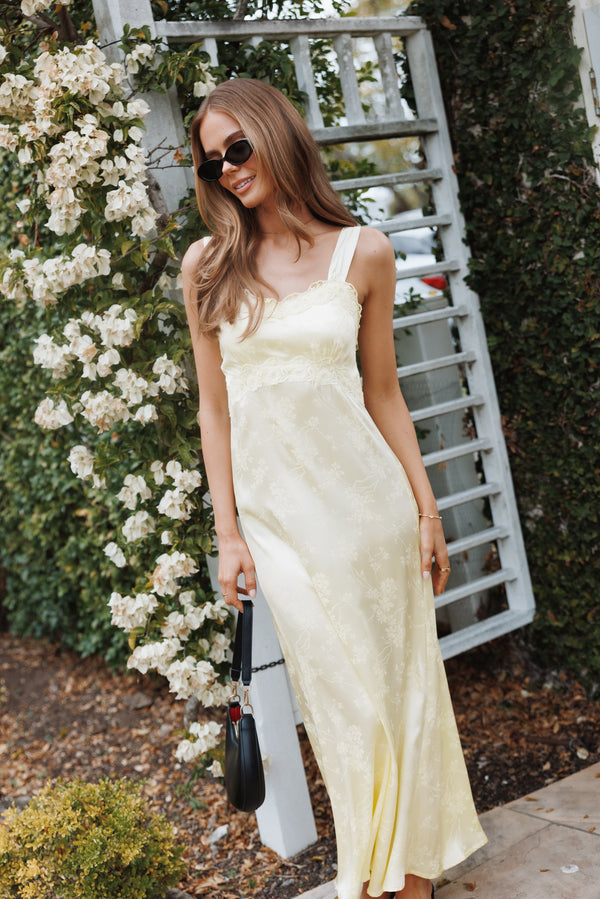 DRESSES Celestina Maxi Dress - Butter Yellow