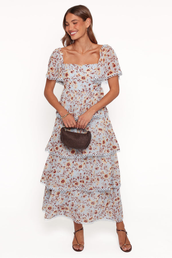 DRESSES Chapel Maxi Dress - Blue Floral