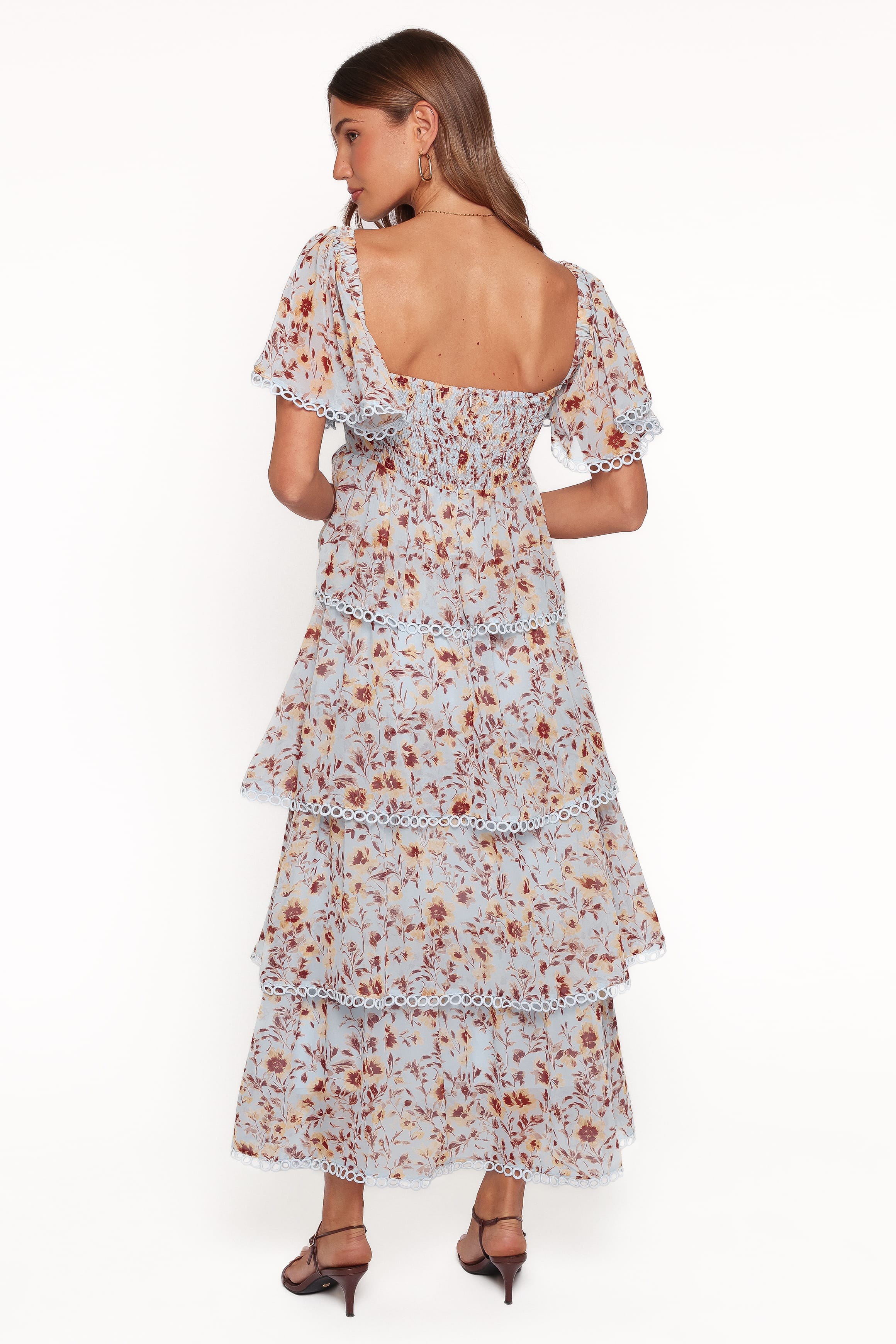 DRESSES Chapel Maxi Dress - Blue Floral